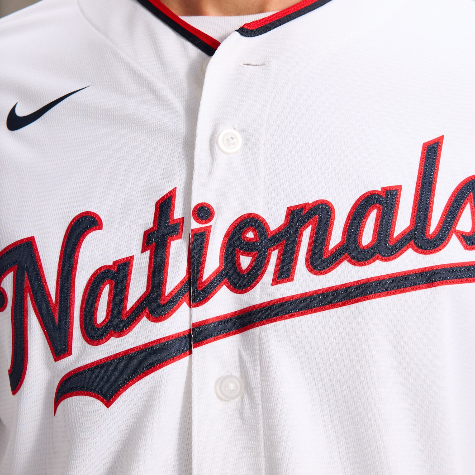 CJ Abrams Washington Nationals Home Jersey - White - Image 12