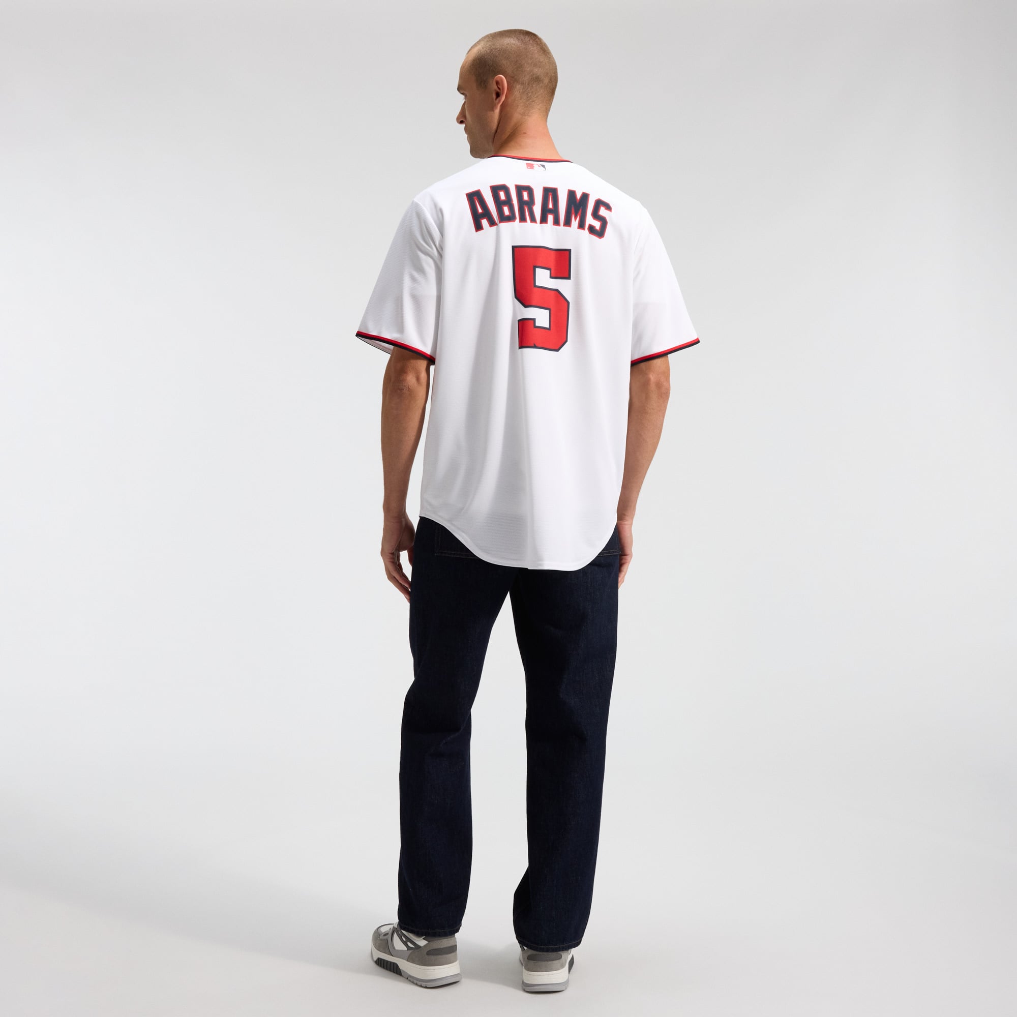 CJ Abrams Washington Nationals Home Jersey - White - Image 6