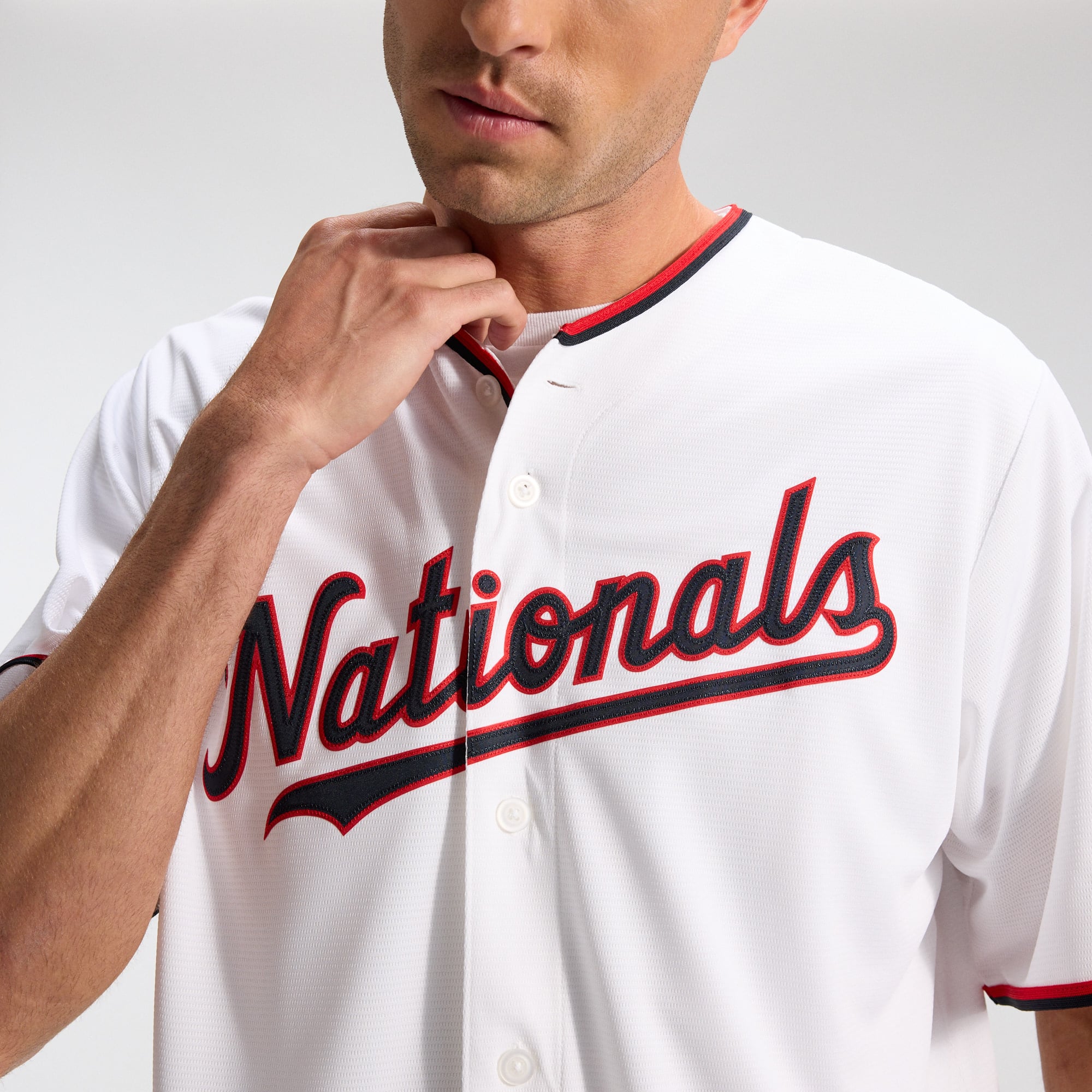 CJ Abrams Washington Nationals Home Jersey - White - Image 11