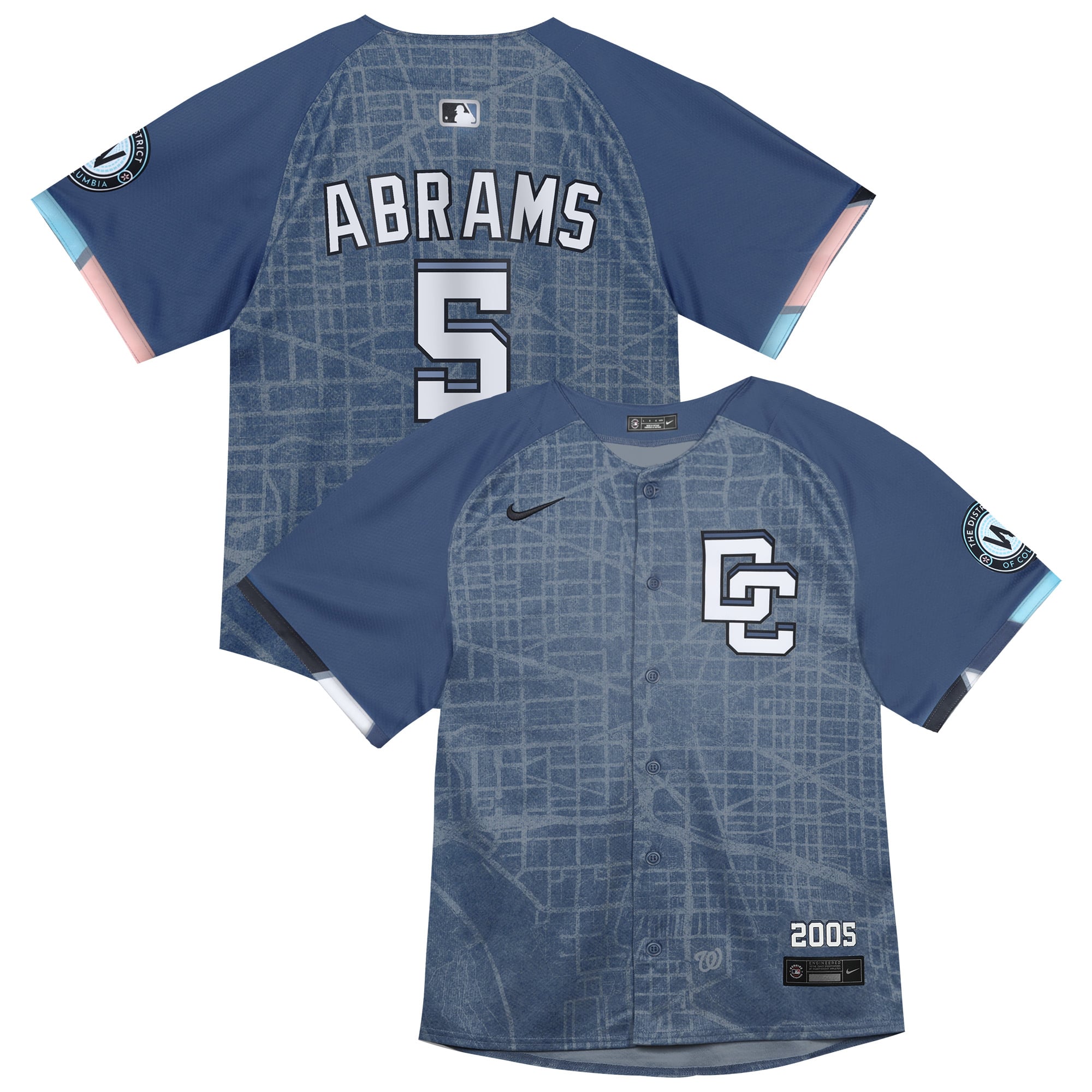 CJ Abrams Washington Nationals Toddler City Connect 2025 Limited Jersey - Blue - Image 2