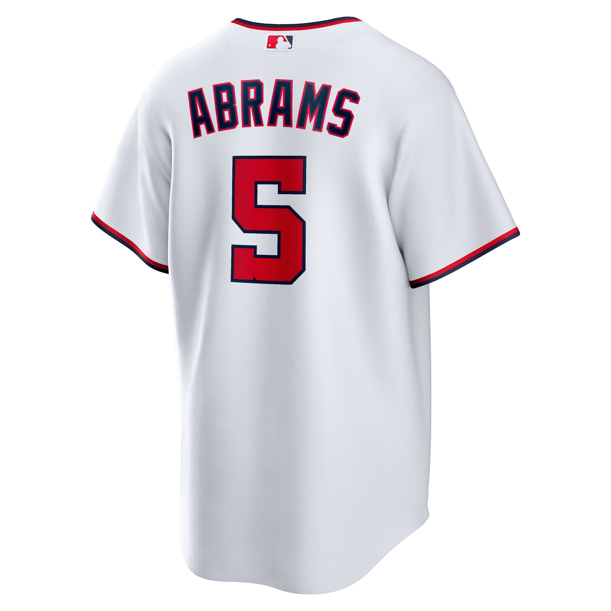 CJ Abrams Washington Nationals Youth Home Player Jersey - White - Image 4