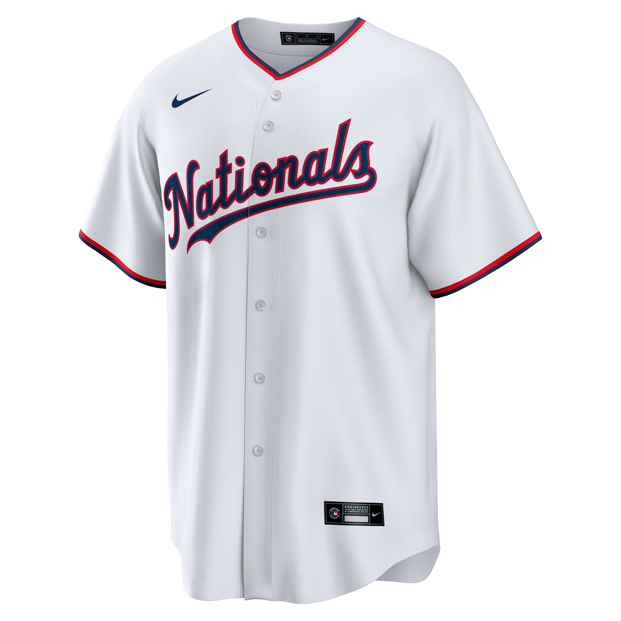CJ Abrams Washington Nationals Youth Home Player Jersey - White - Image 3