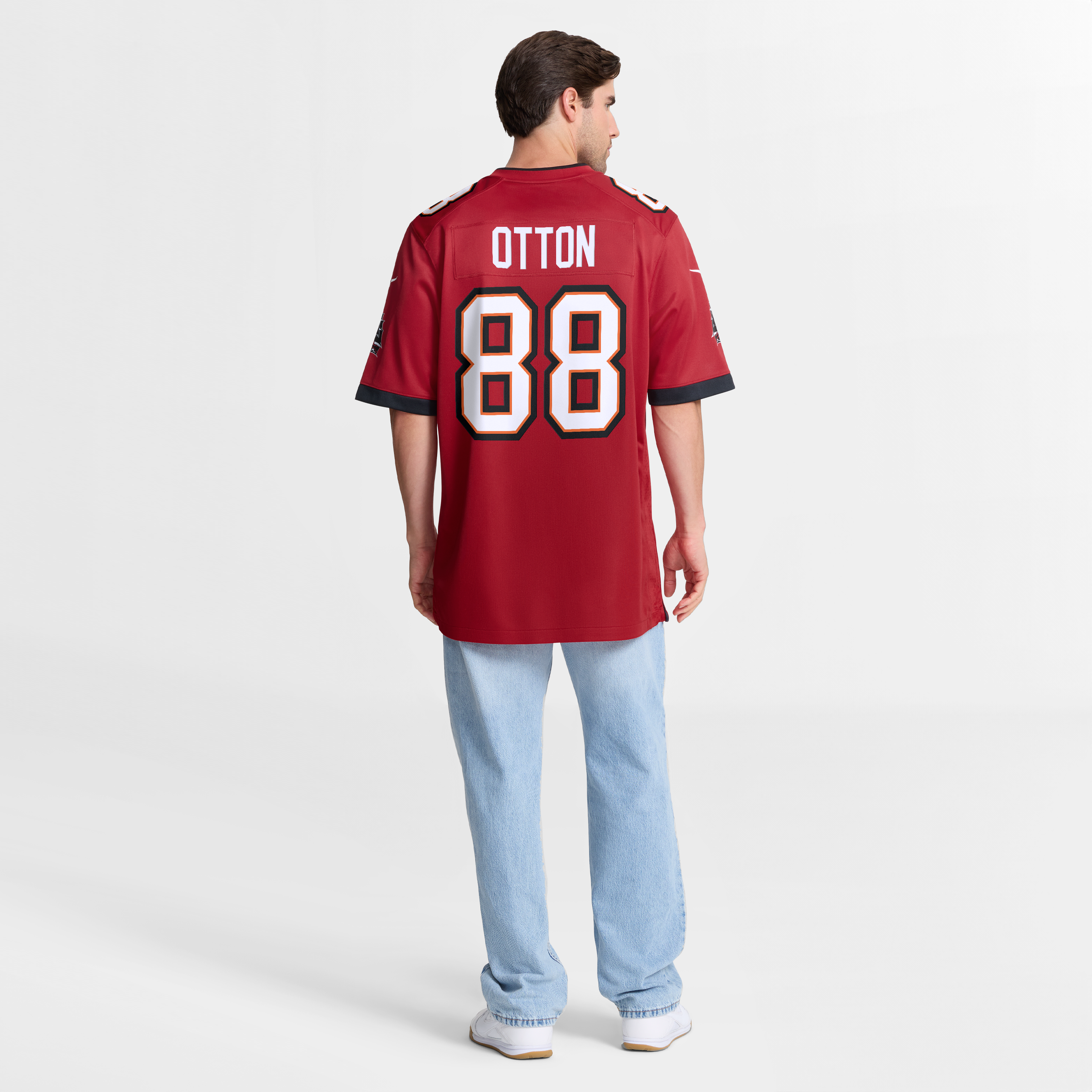 Cade Otton Tampa Bay Buccaneers Alternate Game Jersey - Red - Image 9