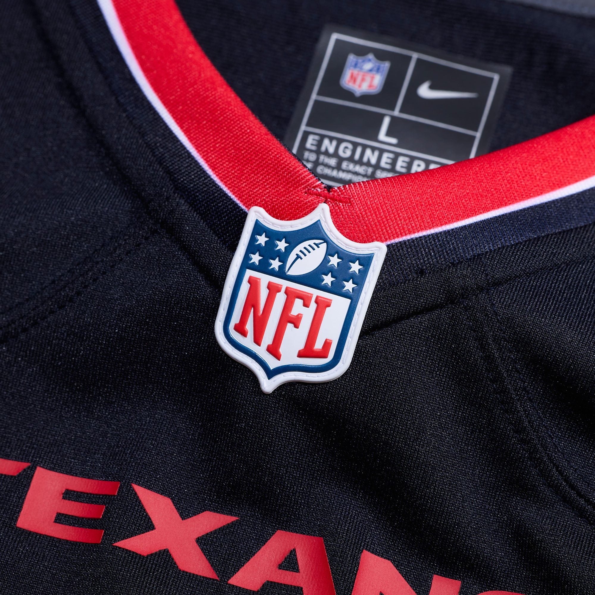 Cade Stover Houston Texans Game Jersey - Navy - Image 5