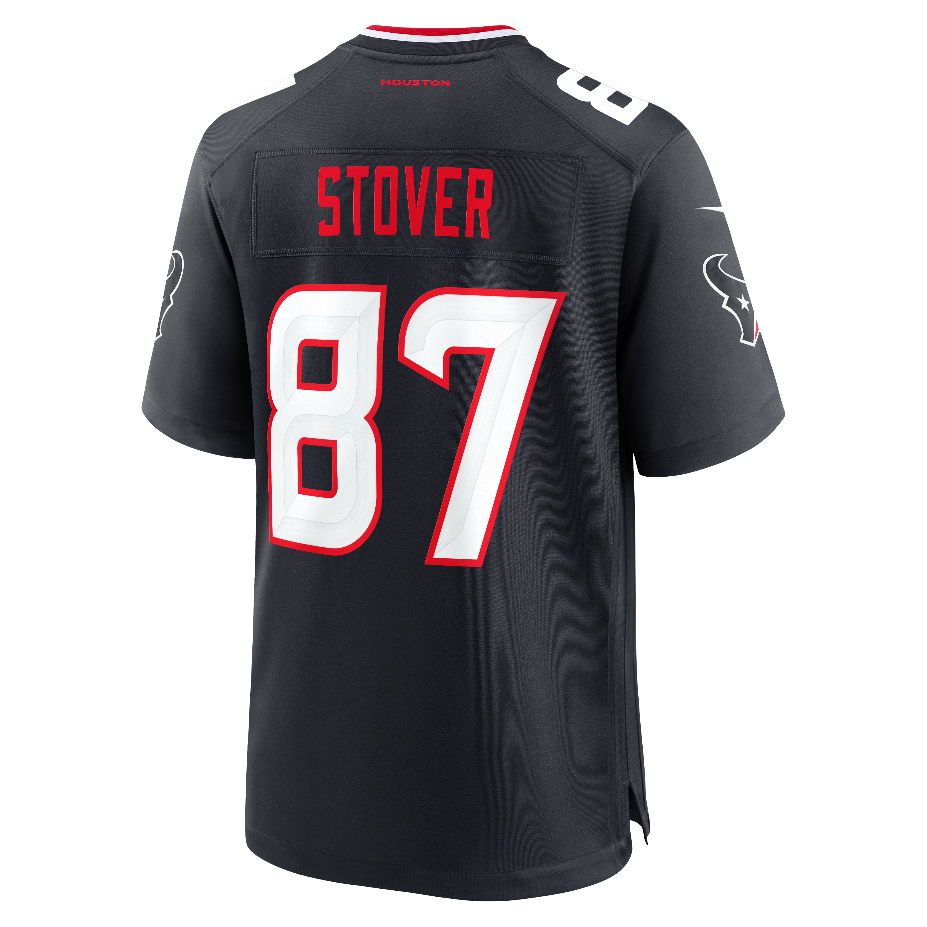 Cade Stover Houston Texans Game Jersey - Navy - Image 4