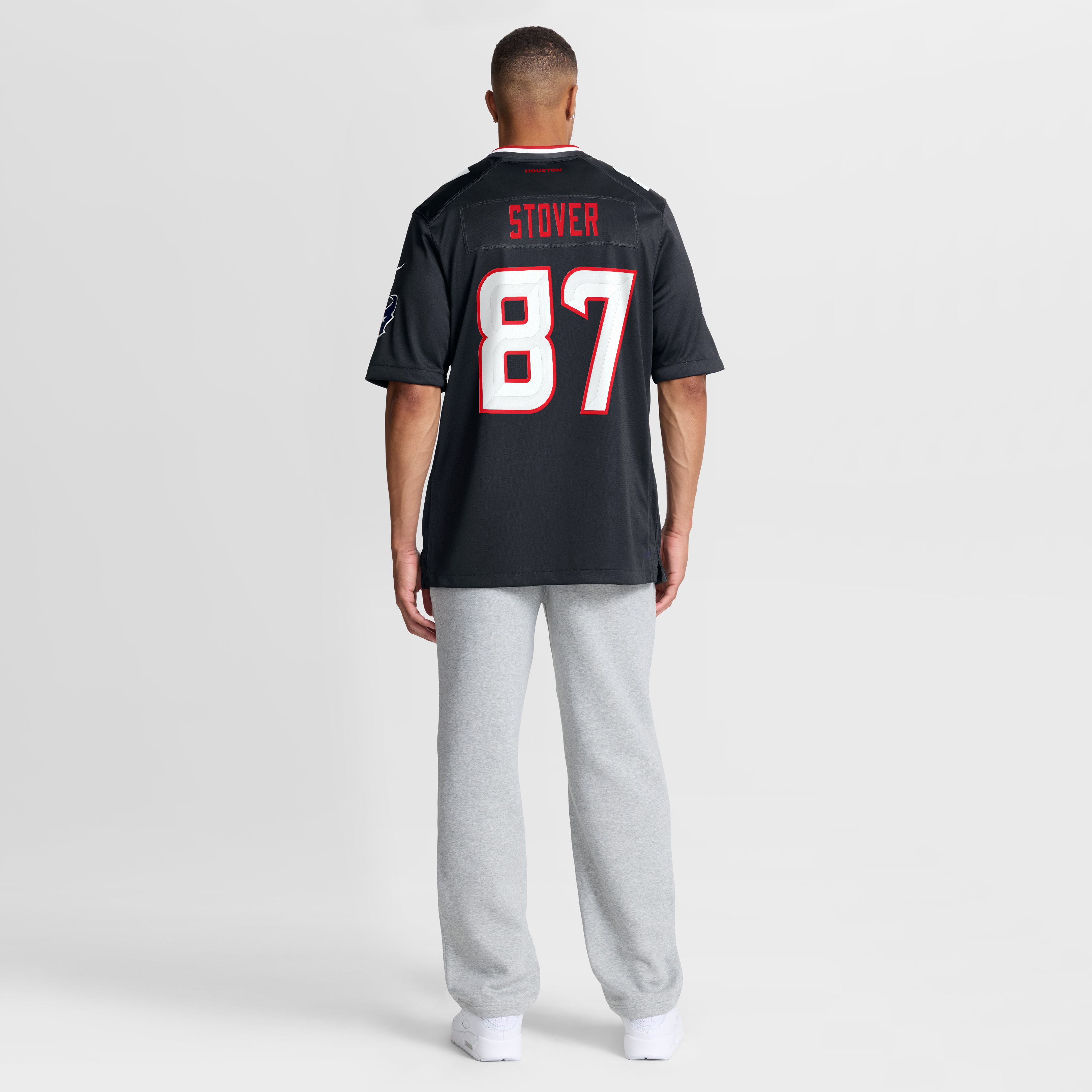 Cade Stover Houston Texans Game Jersey - Navy - Image 9