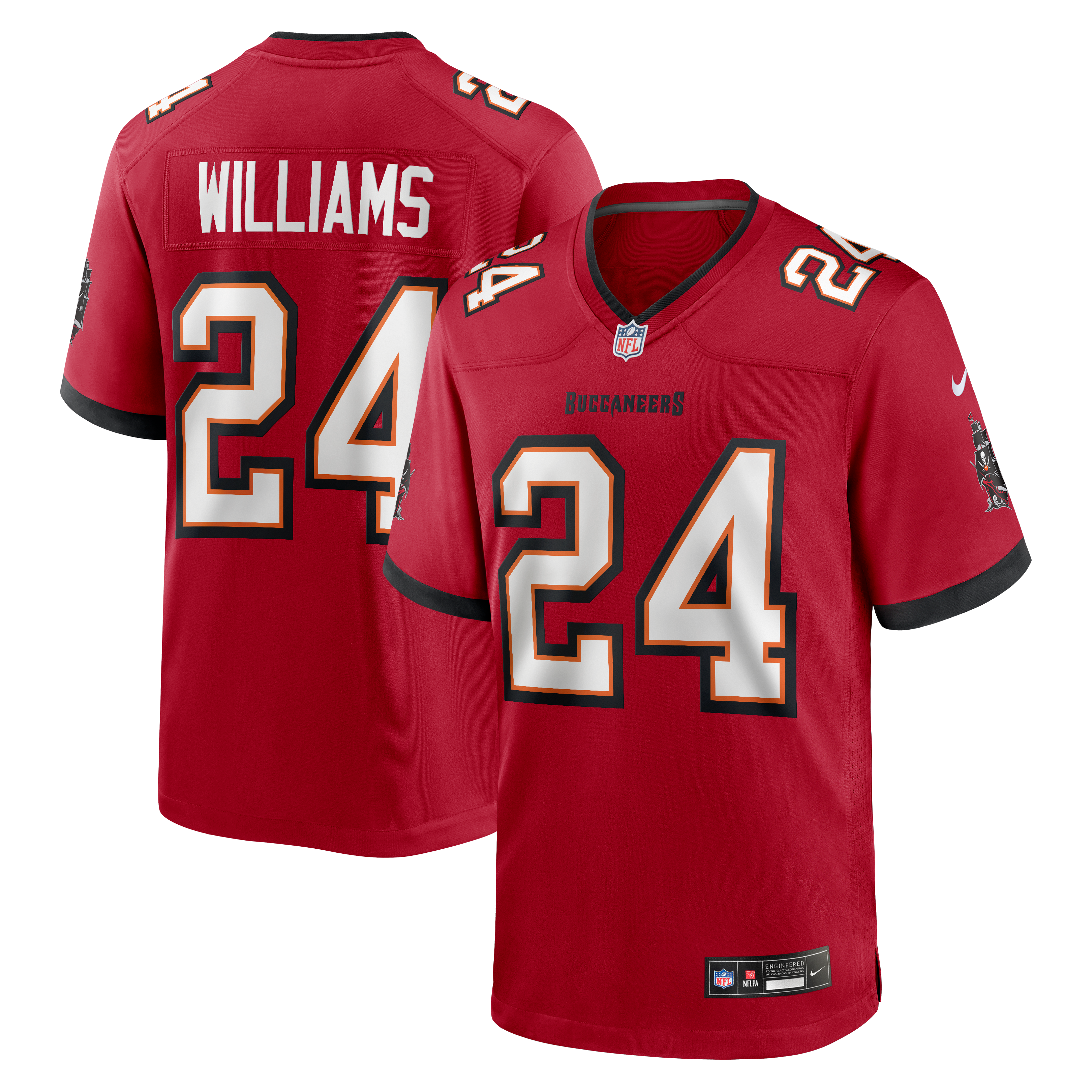 Cadillac Williams Tampa Bay Buccaneers Game Retired Player Jersey - Red
