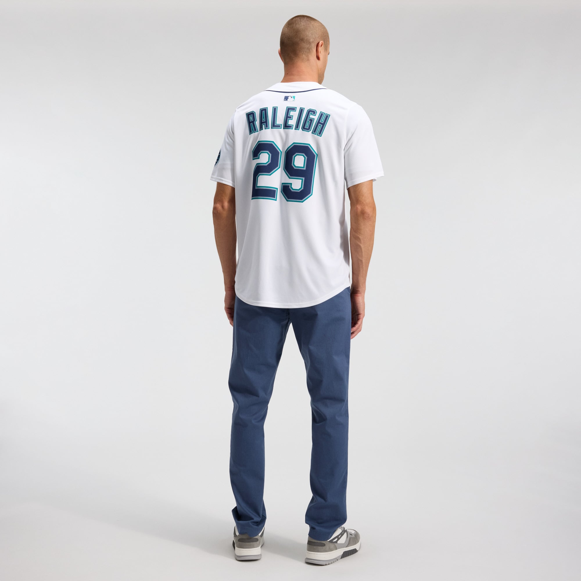 Cal Raleigh Seattle Mariners Home Limited Player Jersey - White - Image 7