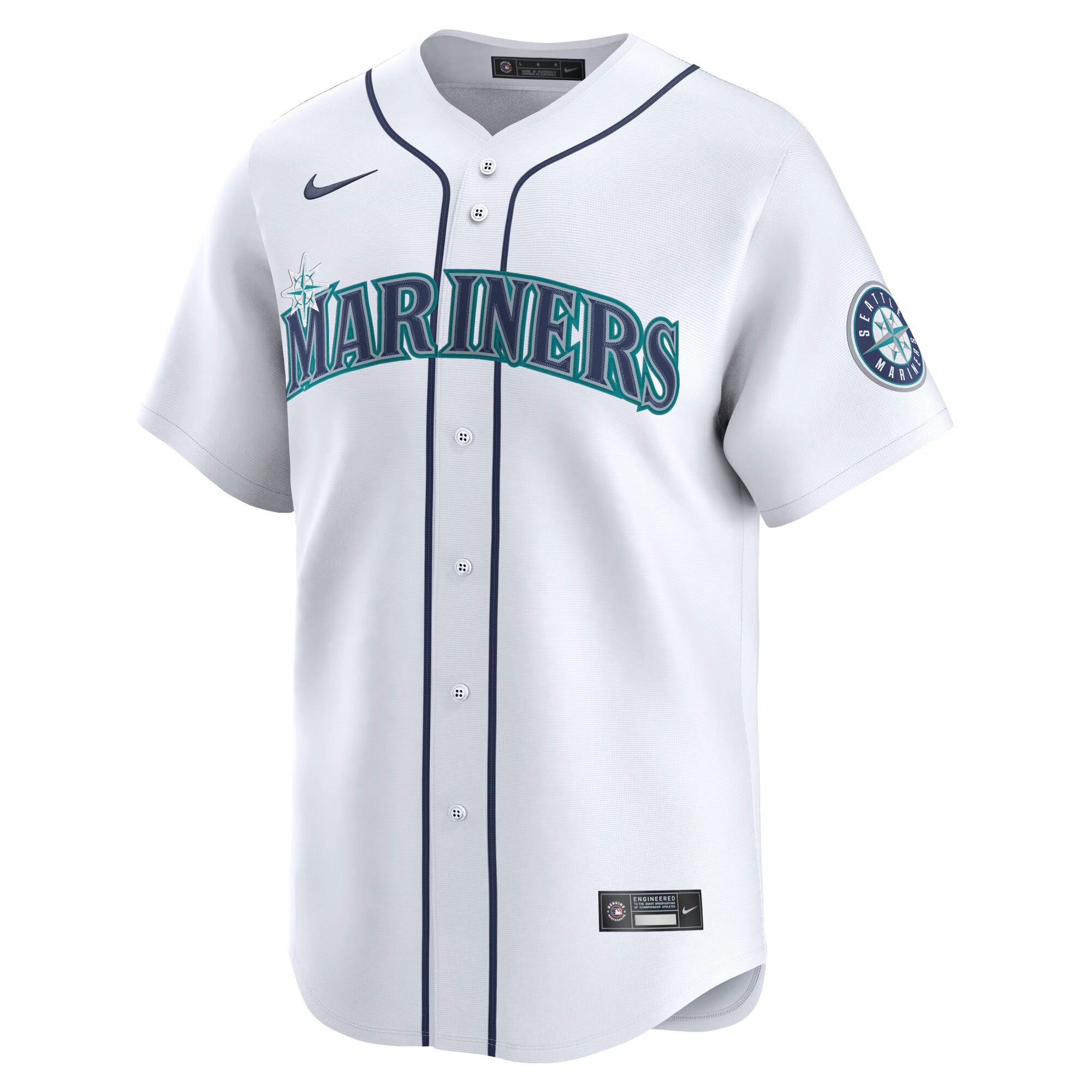 Cal Raleigh Seattle Mariners Home Limited Player Jersey - White - Image 8