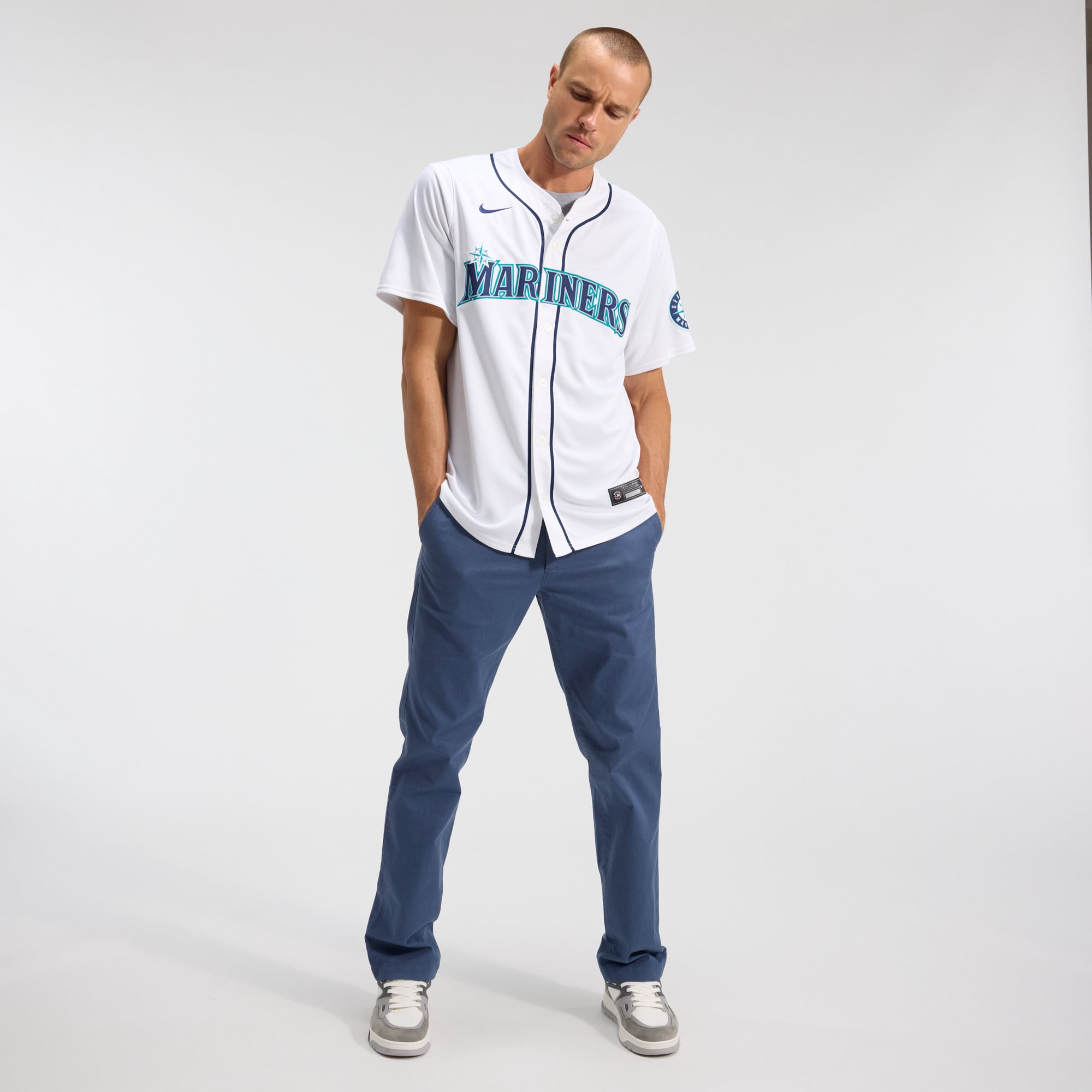 Cal Raleigh Seattle Mariners Home Limited Player Jersey - White - Image 6