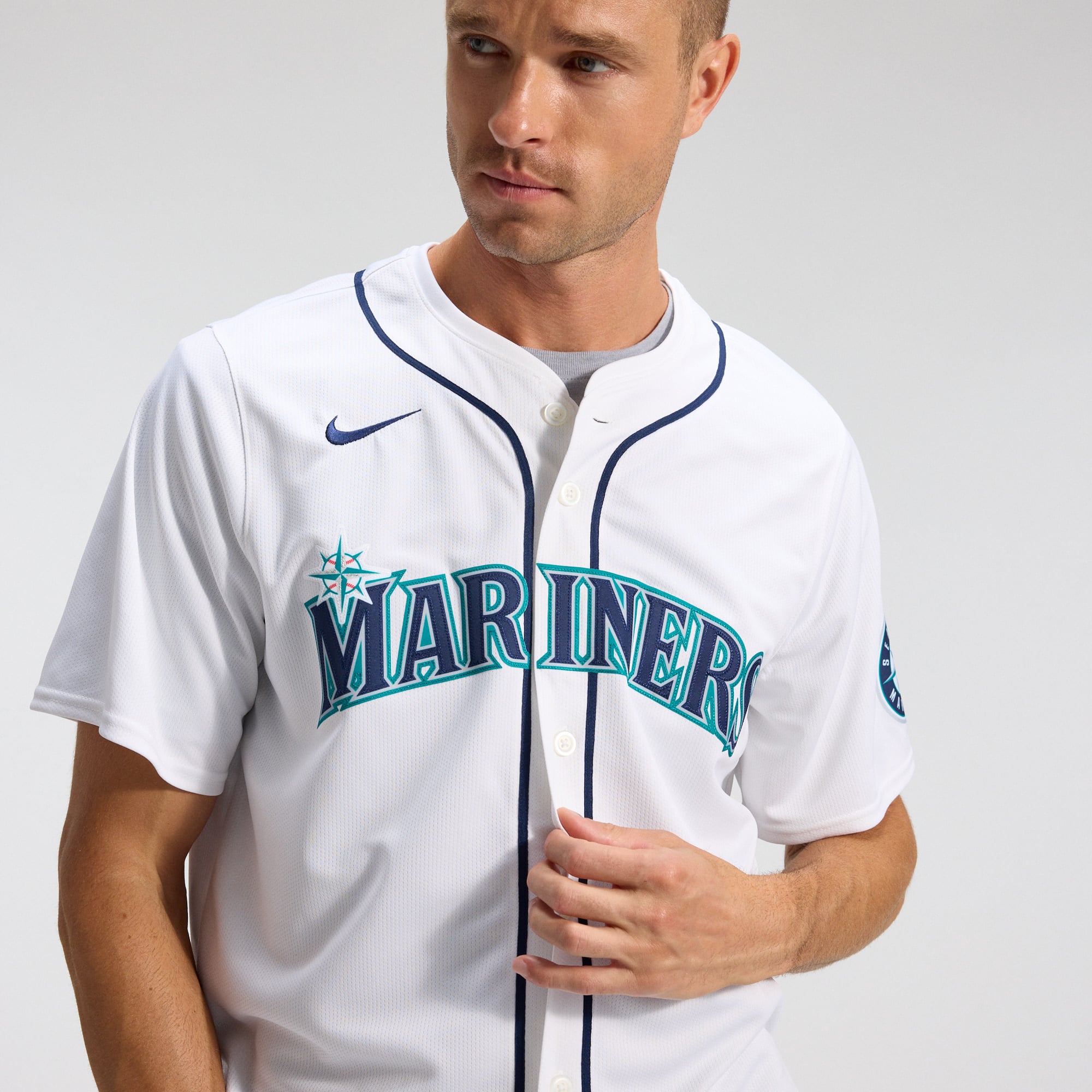 Cal Raleigh Seattle Mariners Home Limited Player Jersey - White - Image 12