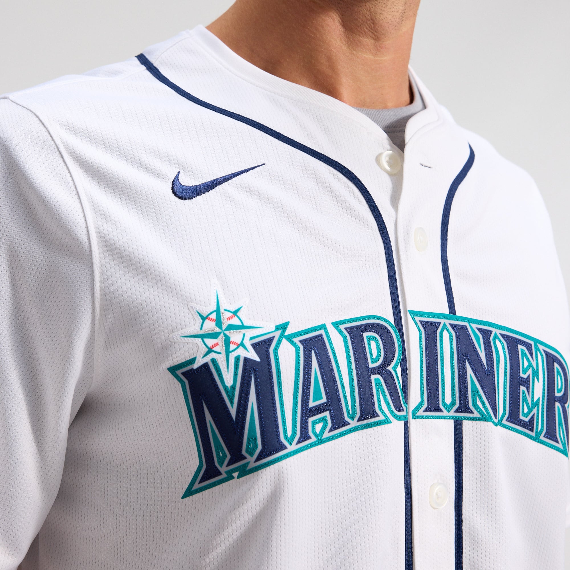 Cal Raleigh Seattle Mariners Home Limited Player Jersey - White - Image 11