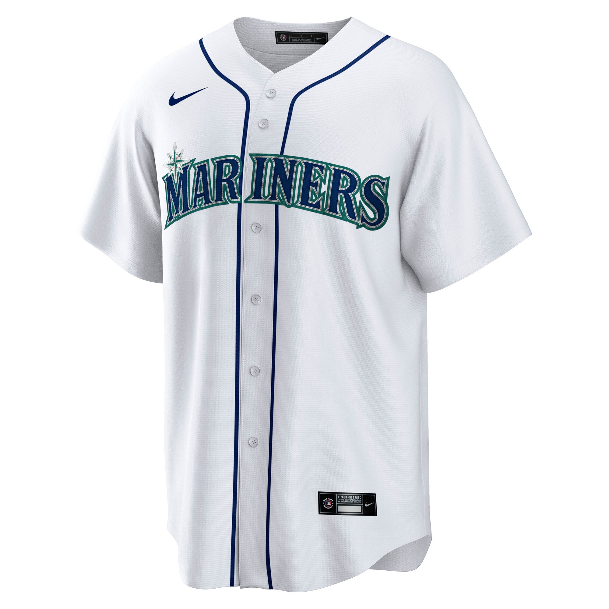 Cal Raleigh Seattle Mariners Home Player Jersey - White - Image 3