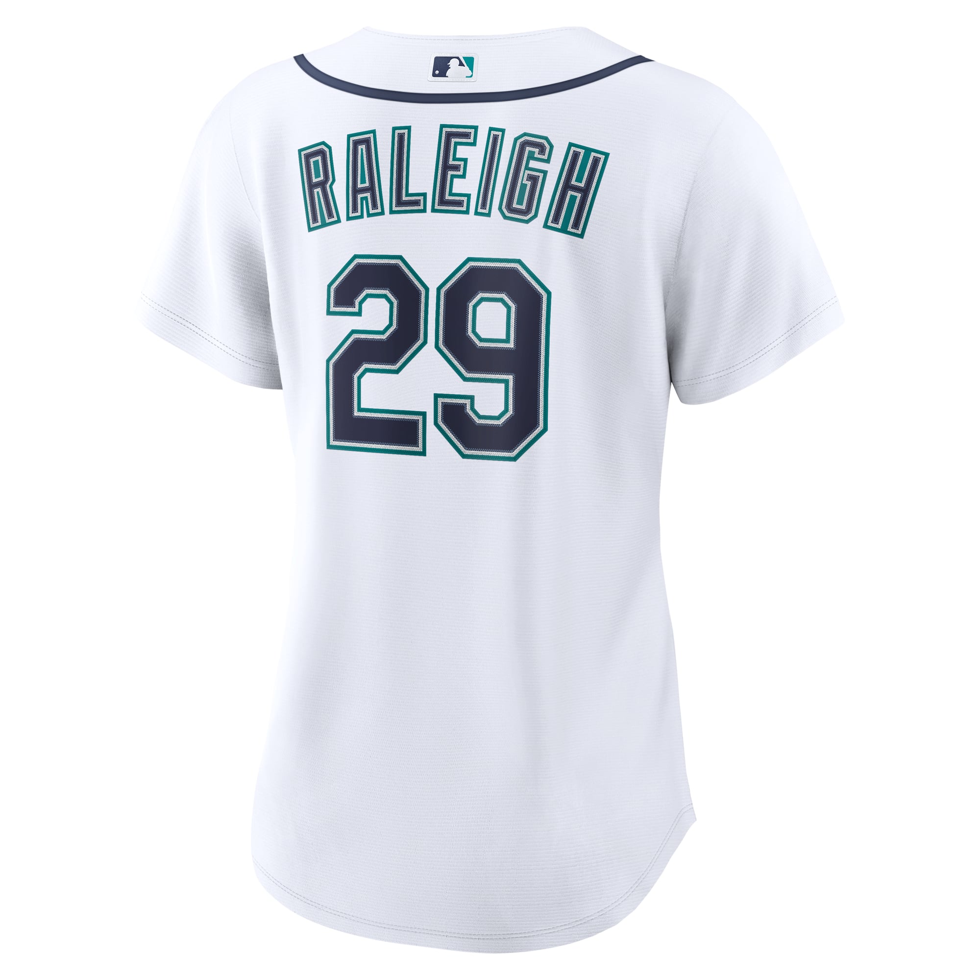 Cal Raleigh Seattle Mariners Women's Home Jersey - White - Image 4