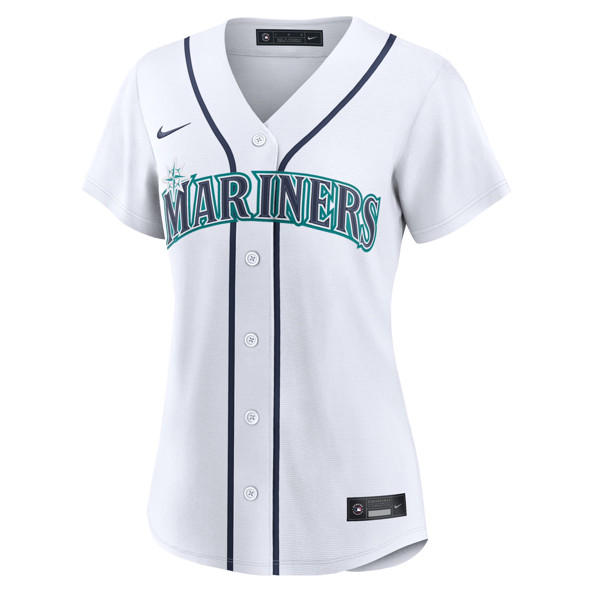 Cal Raleigh Seattle Mariners Women's Home Jersey - White - Image 3
