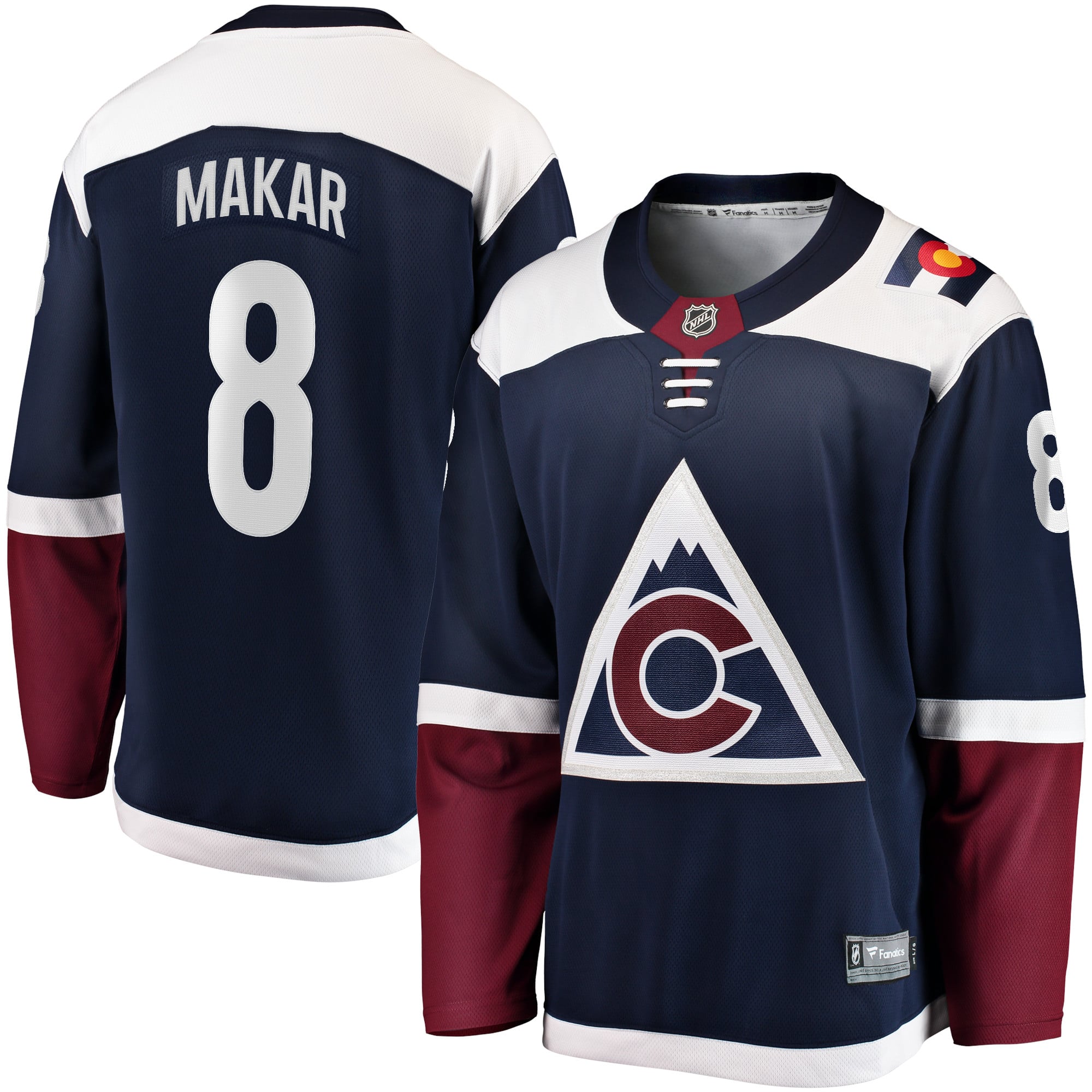 Cale Makar Colorado Avalanche Breakaway Jersey - Navy - Image 2