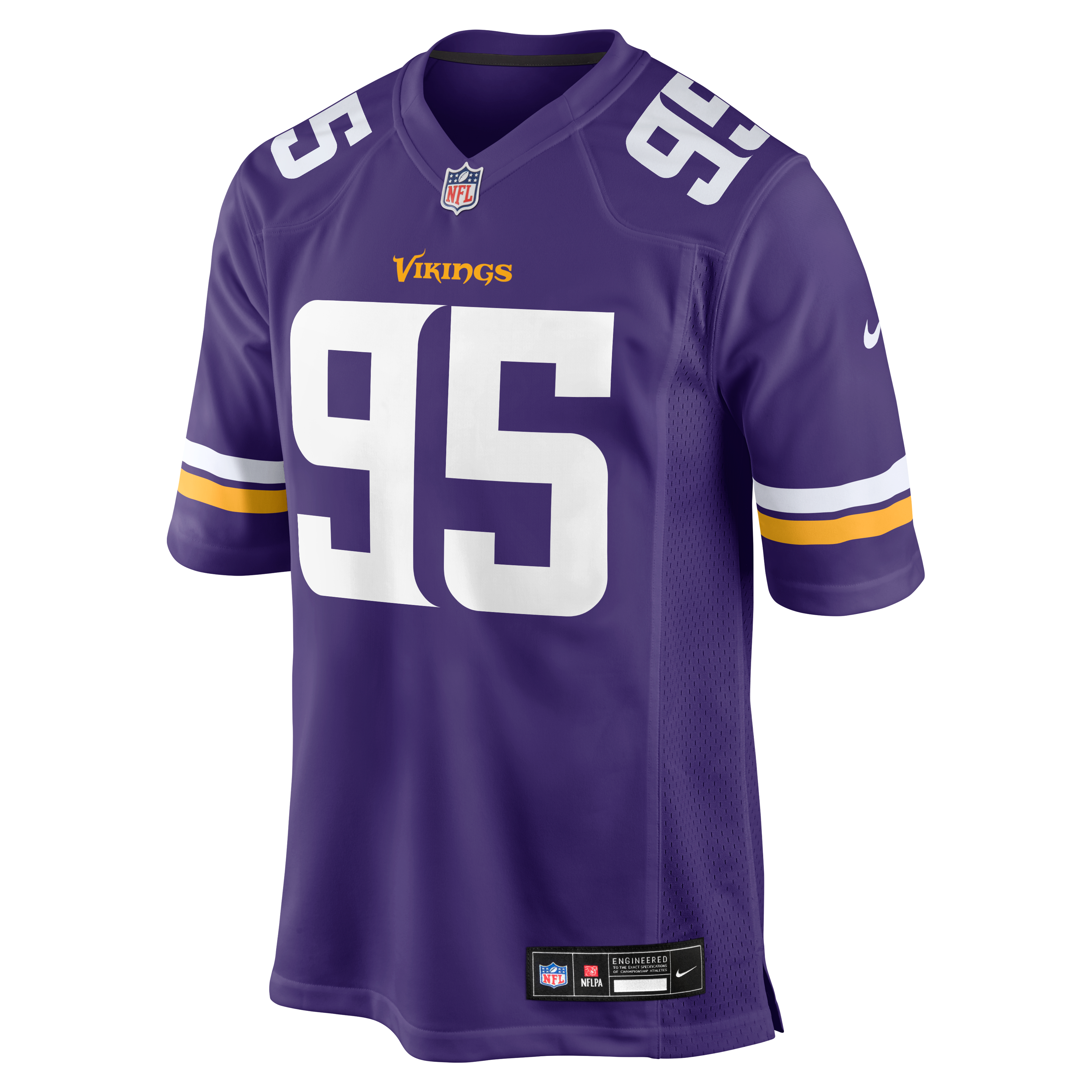 Caleb Banks Minnesota Vikings 2026 Draft First Round Pick No. 18 Team Game Jersey - Purple - Image 3