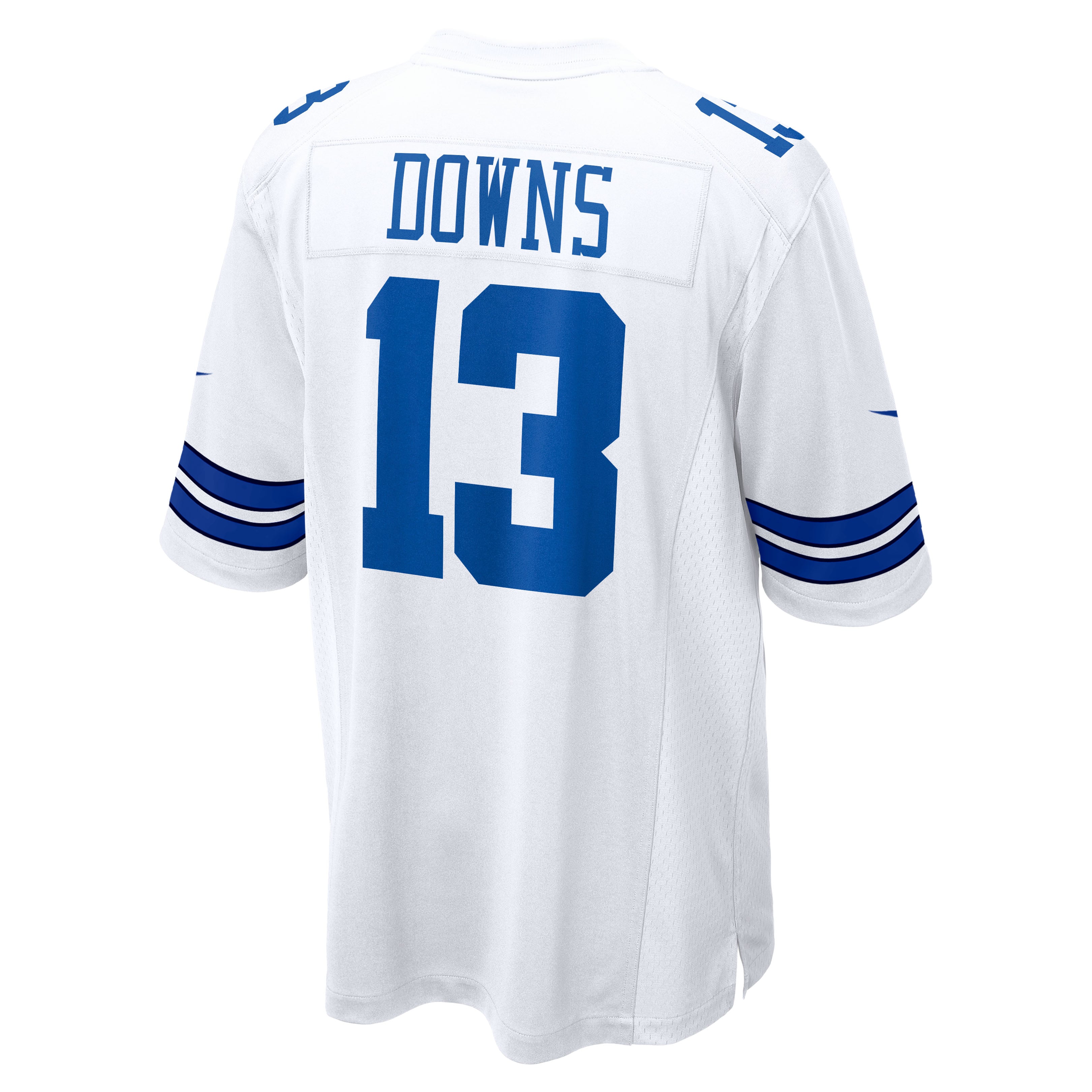 Caleb Downs Dallas Cowboys 2026 Draft First Round Pick No. 11 Team Game Jersey - White - Image 4
