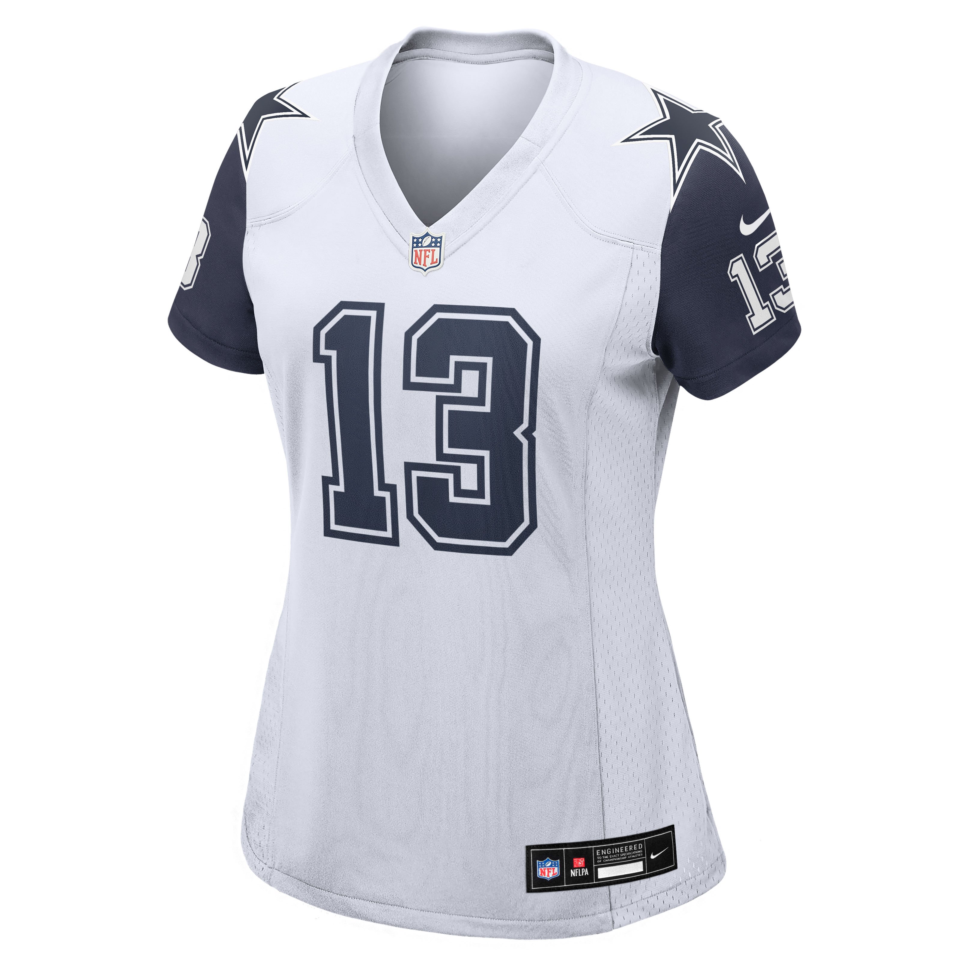 Caleb Downs Dallas Cowboys Women's Alternate Game Jersey - White - Image 3
