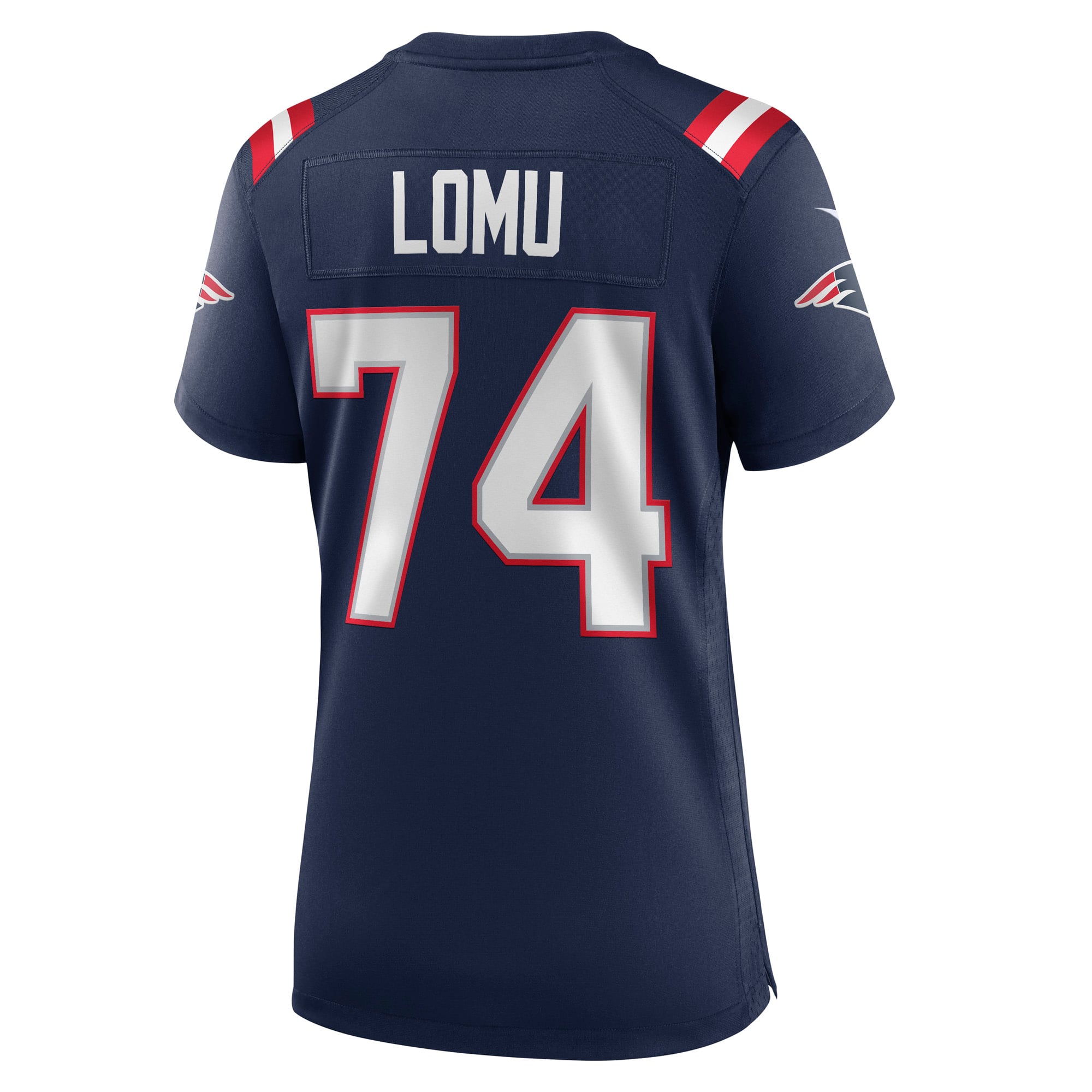 Caleb Lomu New England Patriots Women's Team Game Jersey - Navy - Image 4