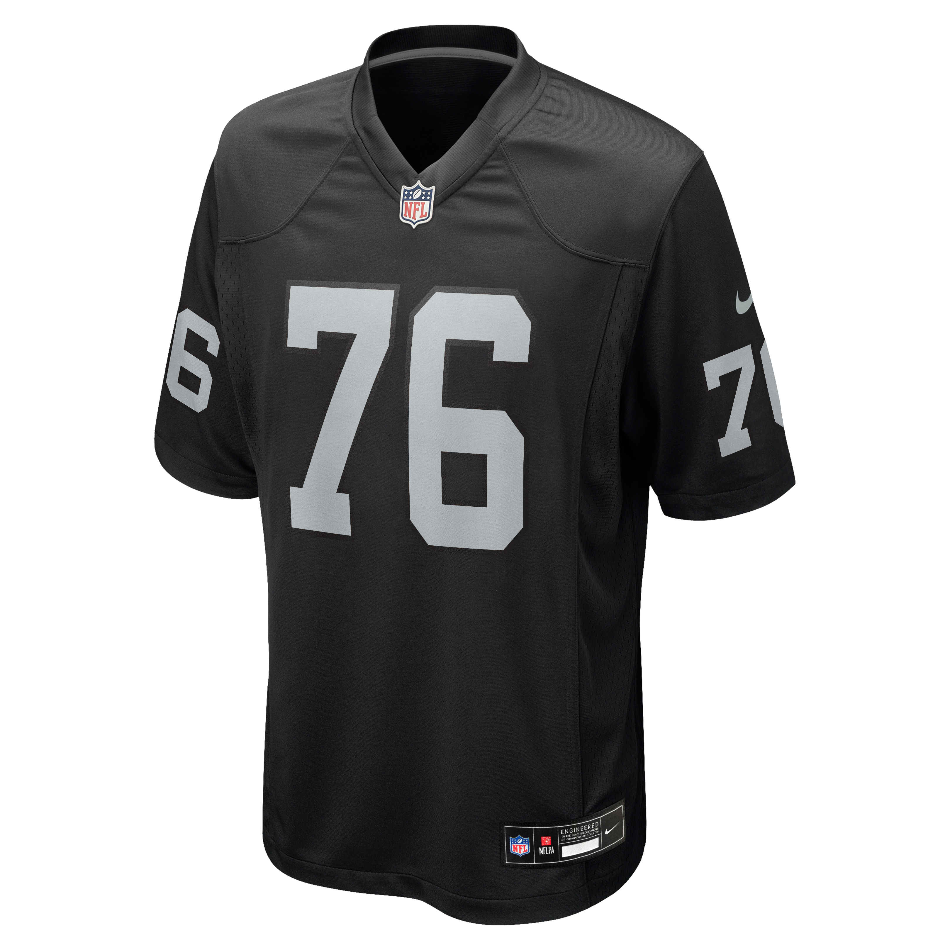 Caleb Rogers Las Vegas Raiders Team Game Jersey - Black - Image 3