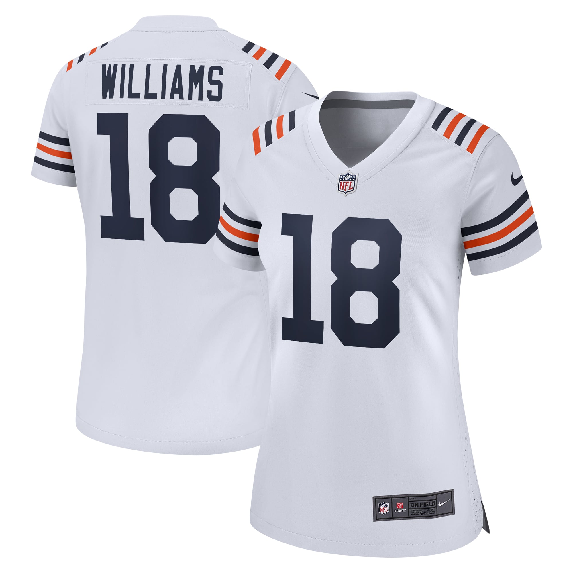 Caleb Williams Chicago Bears Women's 2nd Alternate Game Player Jersey - White - Image 2