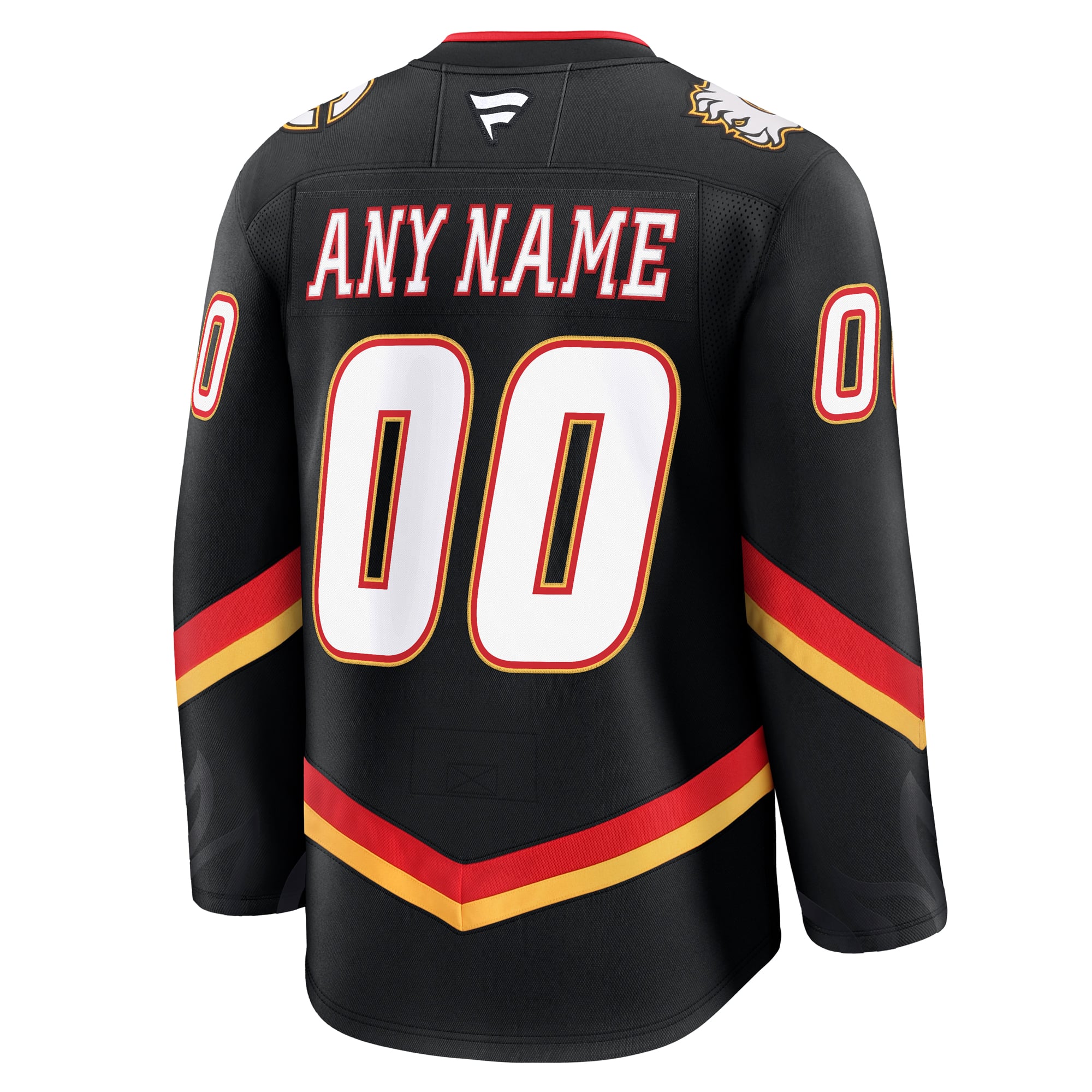 Calgary Flames Alternate Premium Custom Jersey - Black - Image 4