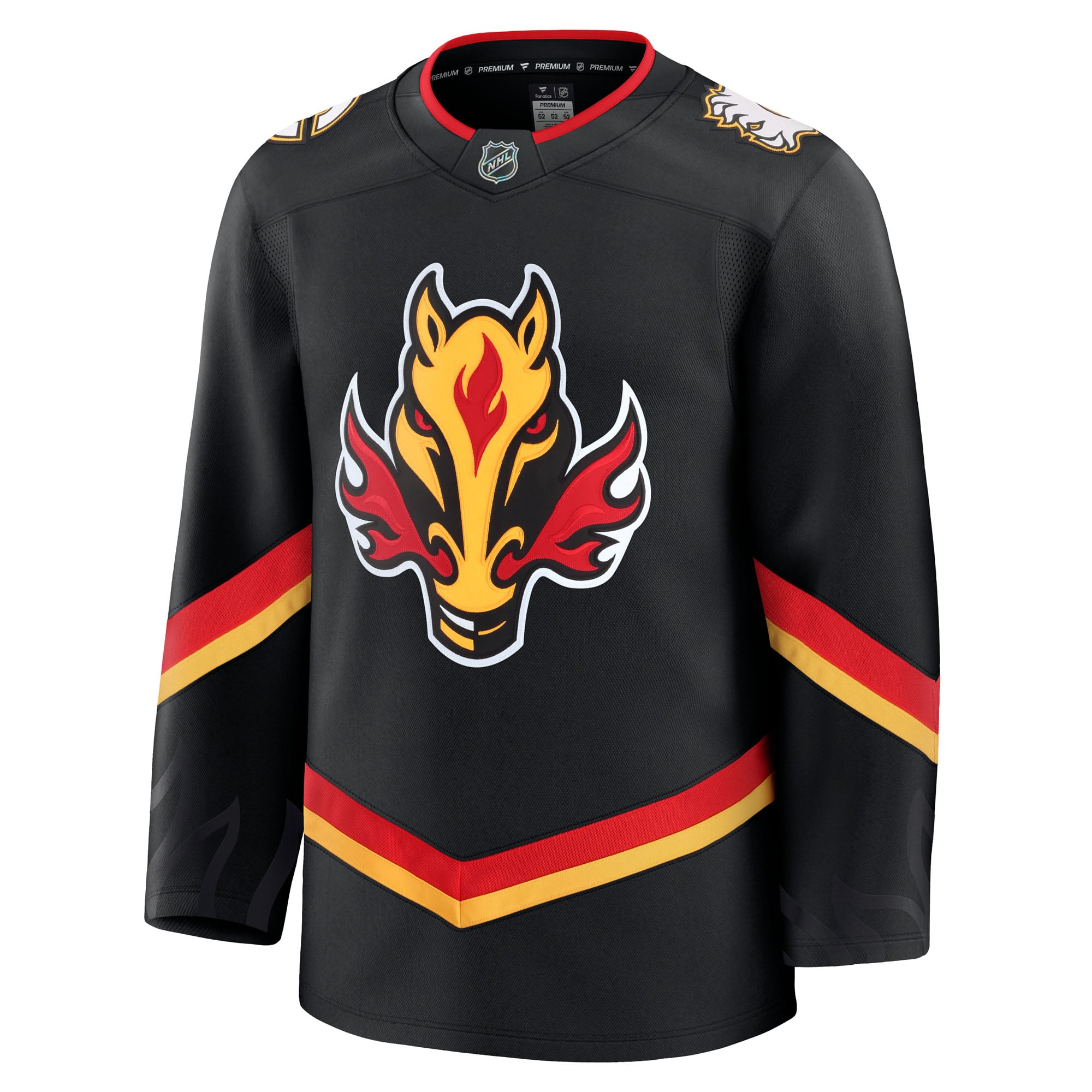 Calgary Flames Away Premium Jersey - Black - Image 4