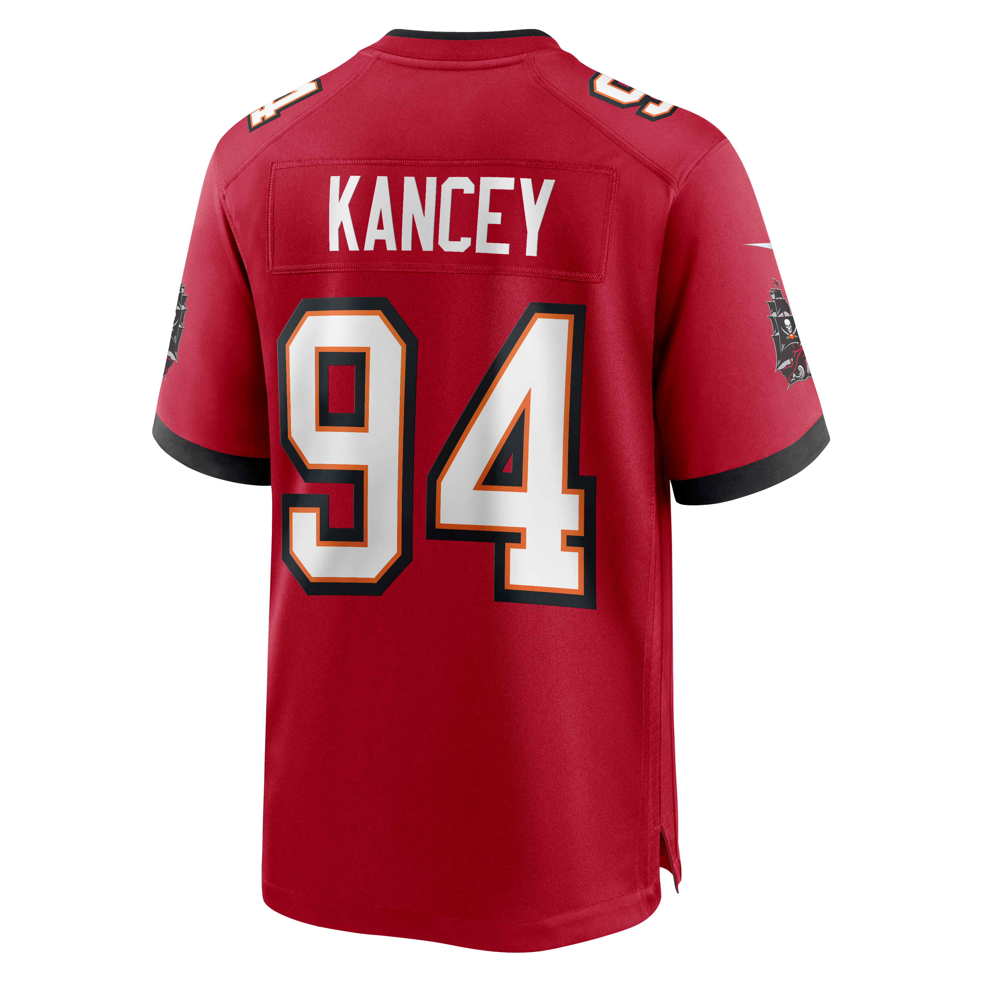 Calijah Kancey Tampa Bay Buccaneers Game Jersey - Red - Image 4