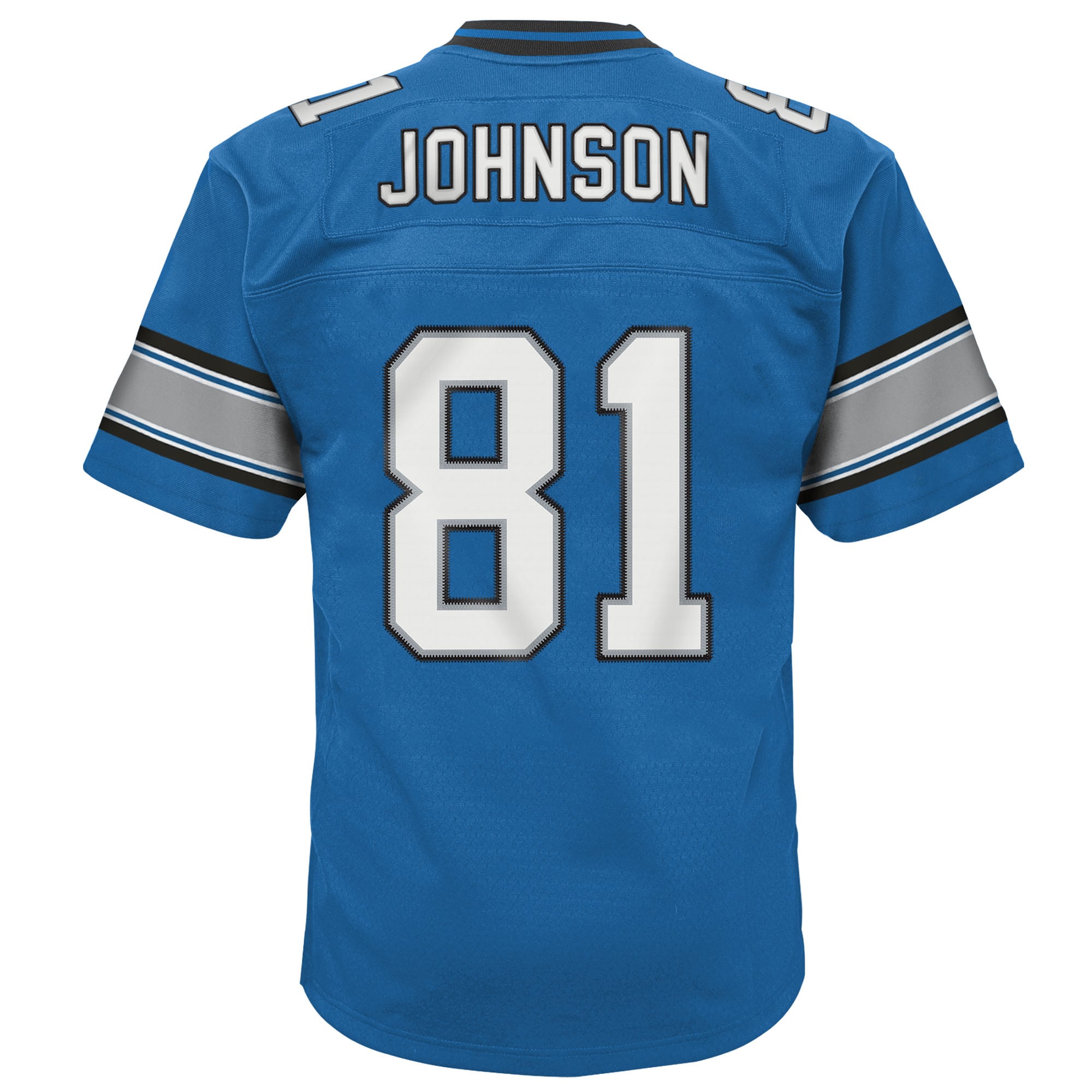 Calvin Johnson Detroit Lions Youth Legacy Jersey - Blue - Image 4