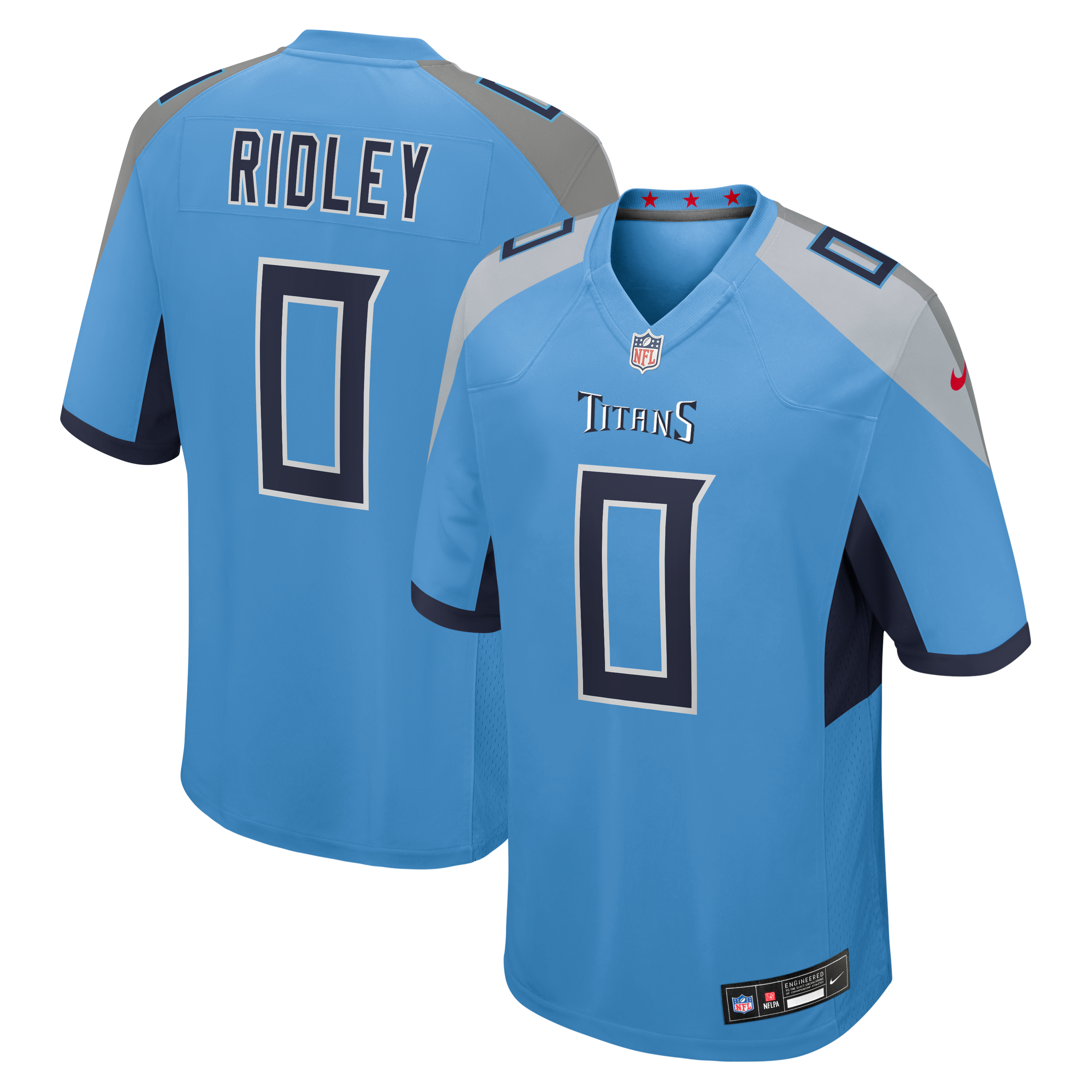 Calvin Ridley Tennessee Titans Game Player Jersey - Light Blue