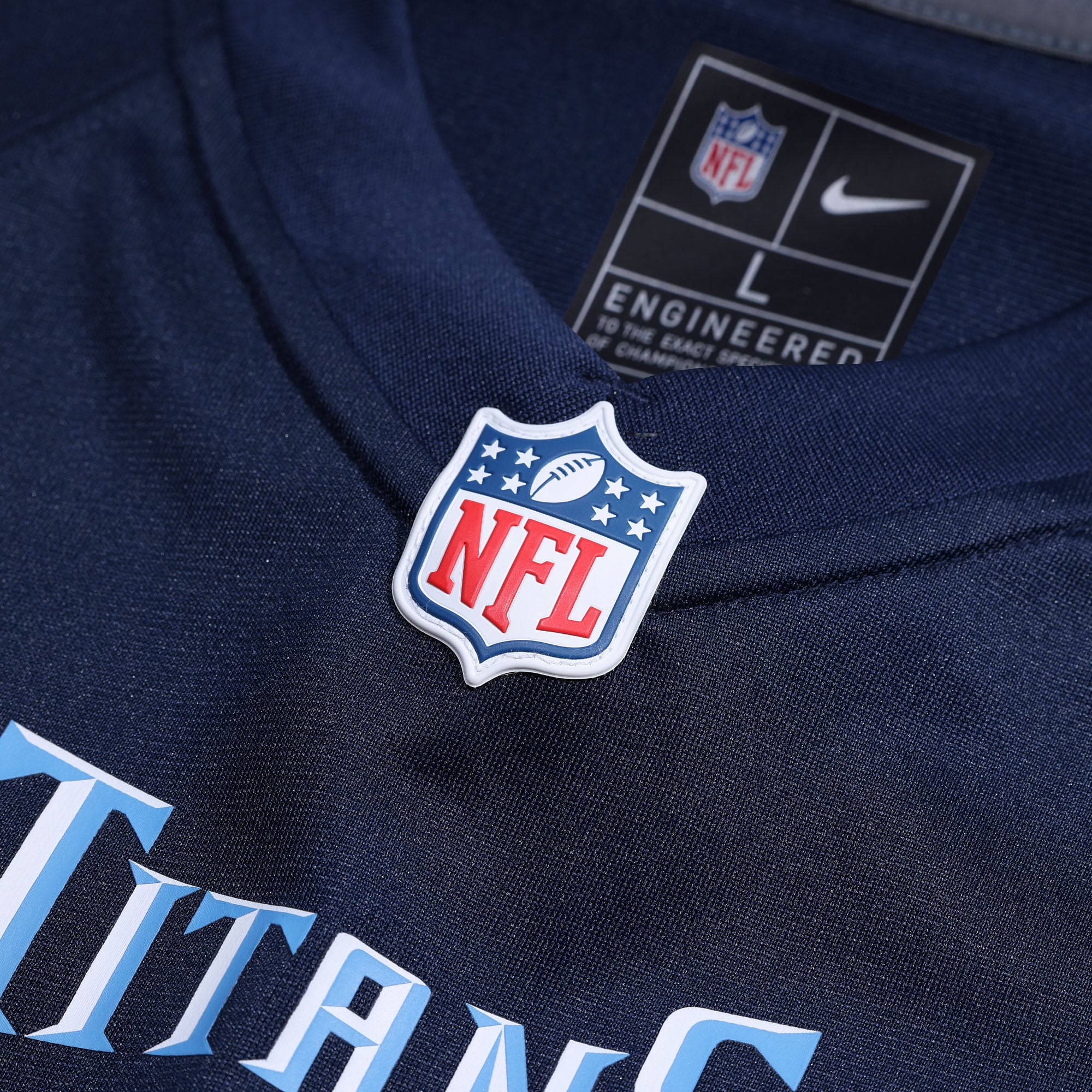 Calvin Ridley Tennessee Titans Game Player Jersey - Navy - Image 5
