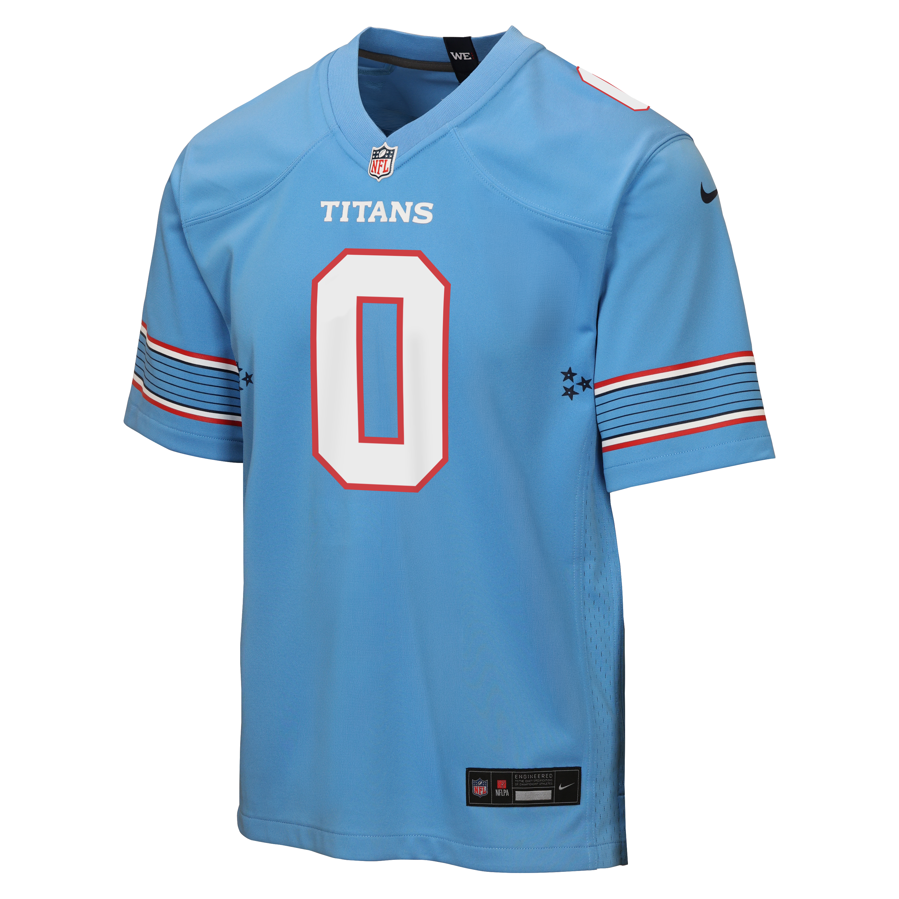 Calvin Ridley Tennessee Titans Youth Game Jersey - Light Blue - Image 3