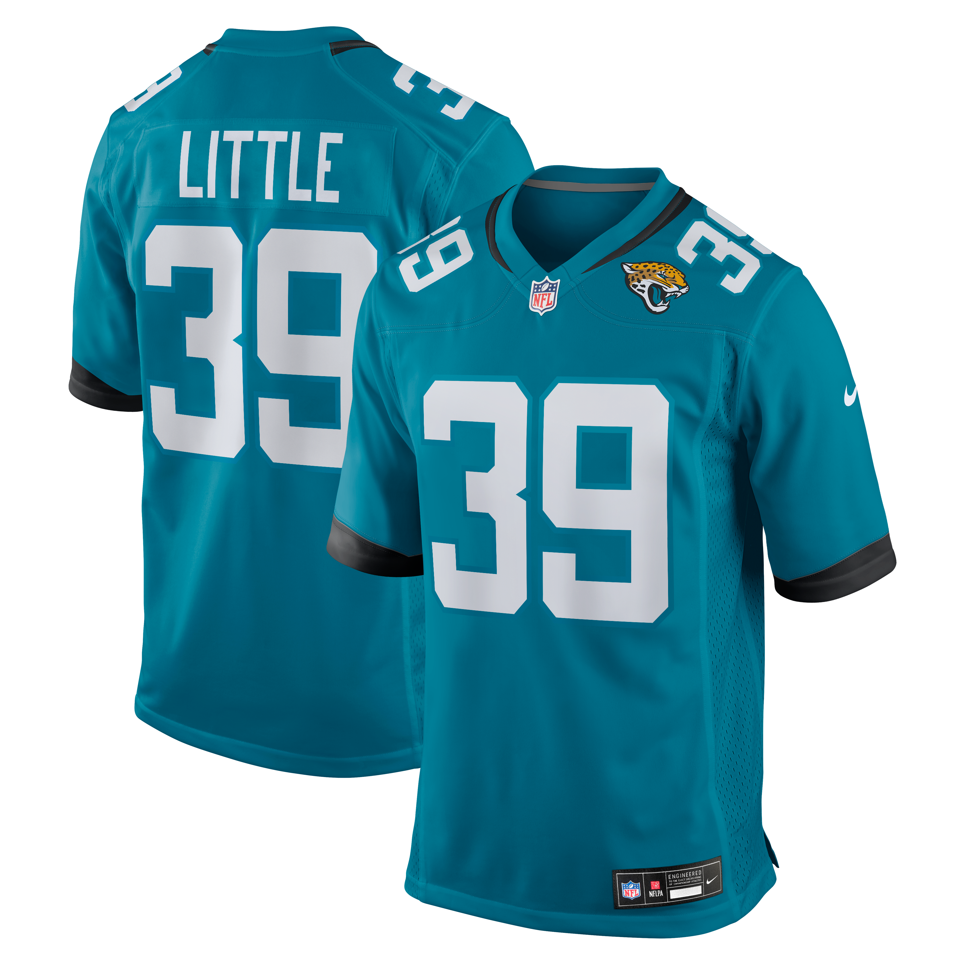 Cam Little Jacksonville Jaguars Team Game Jersey - Teal - Image 2