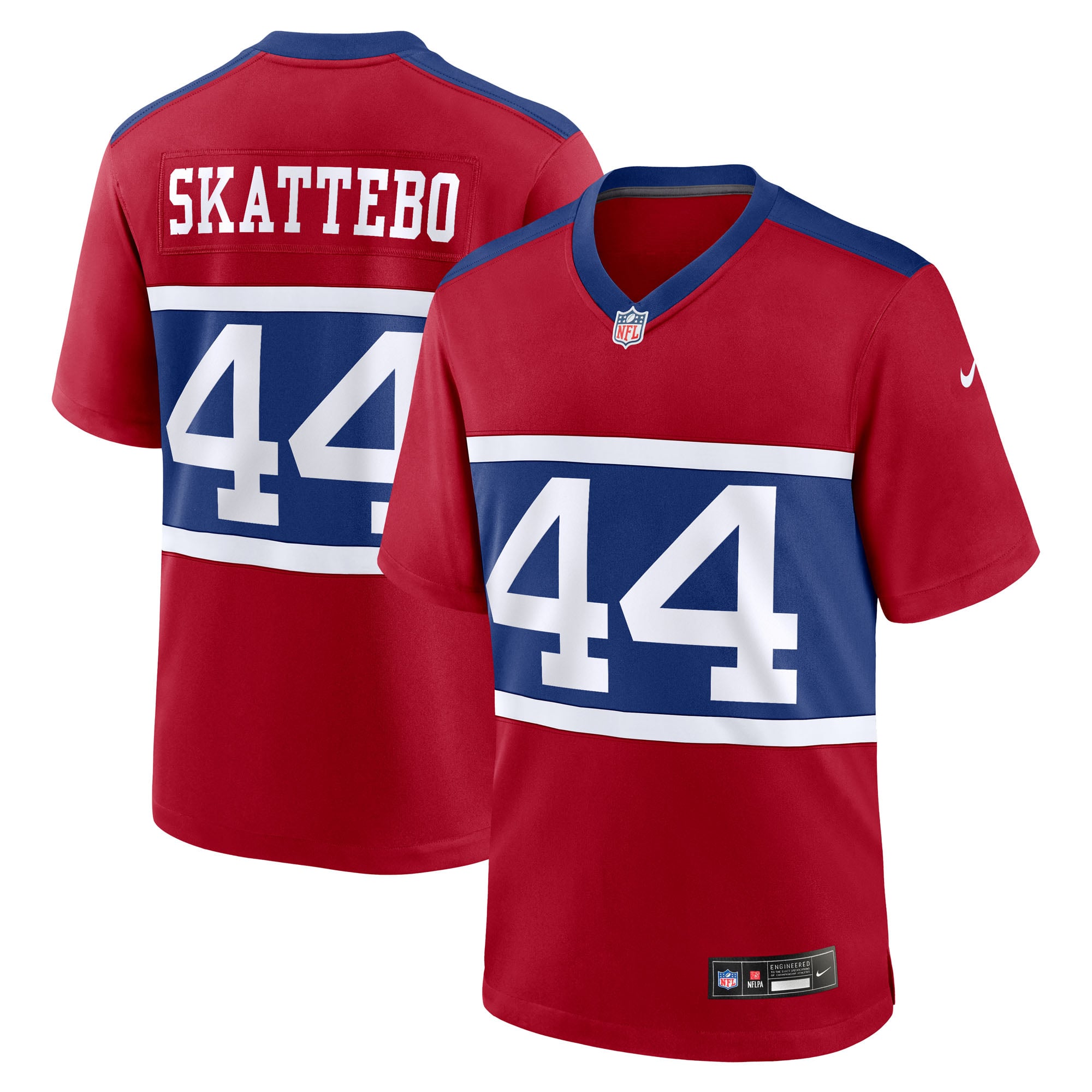 Cam Skattebo New York Giants Alternate Century Red Game Jersey - Red - Image 2