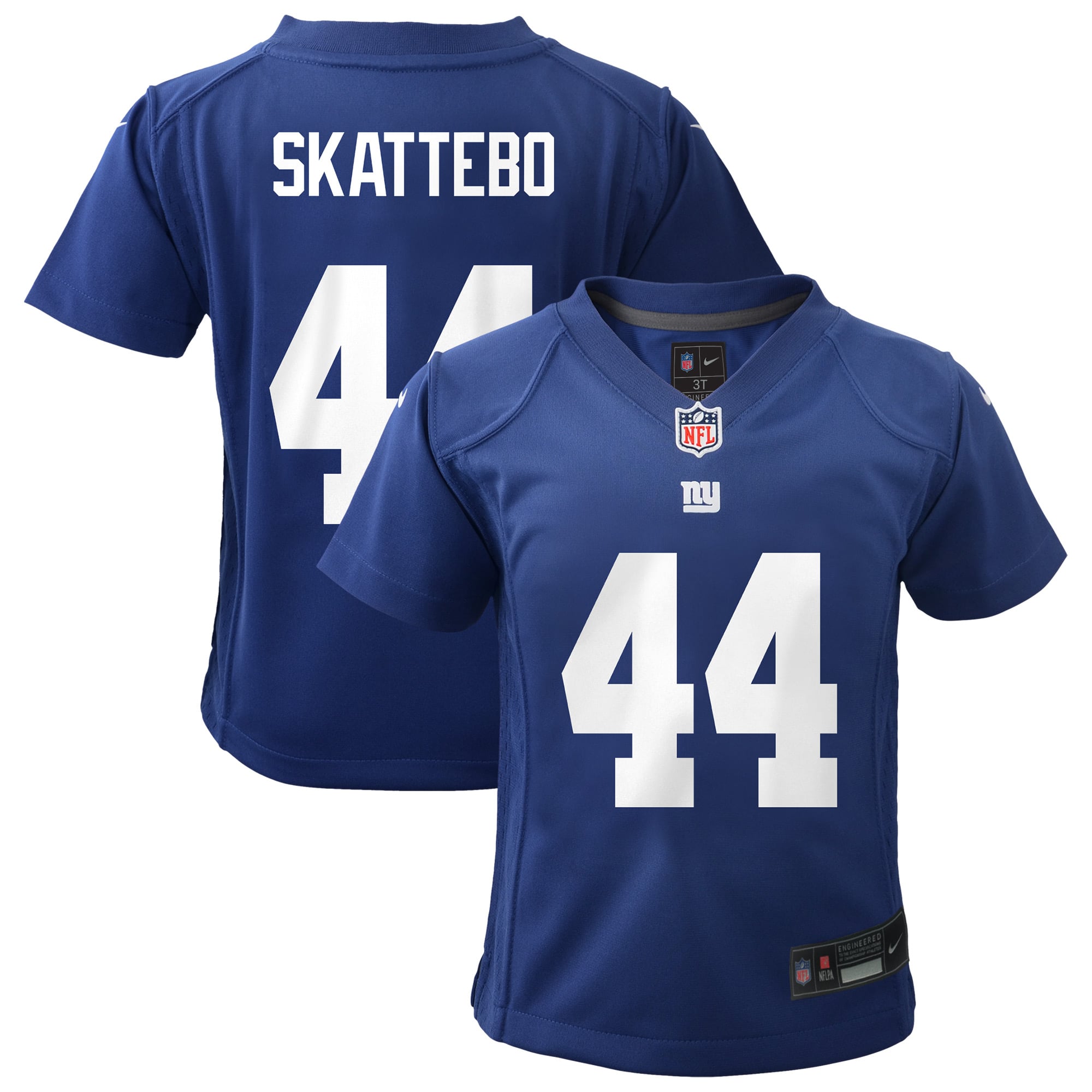 Cam Skattebo New York Giants Toddler Team Game Jersey - Royal - Image 2