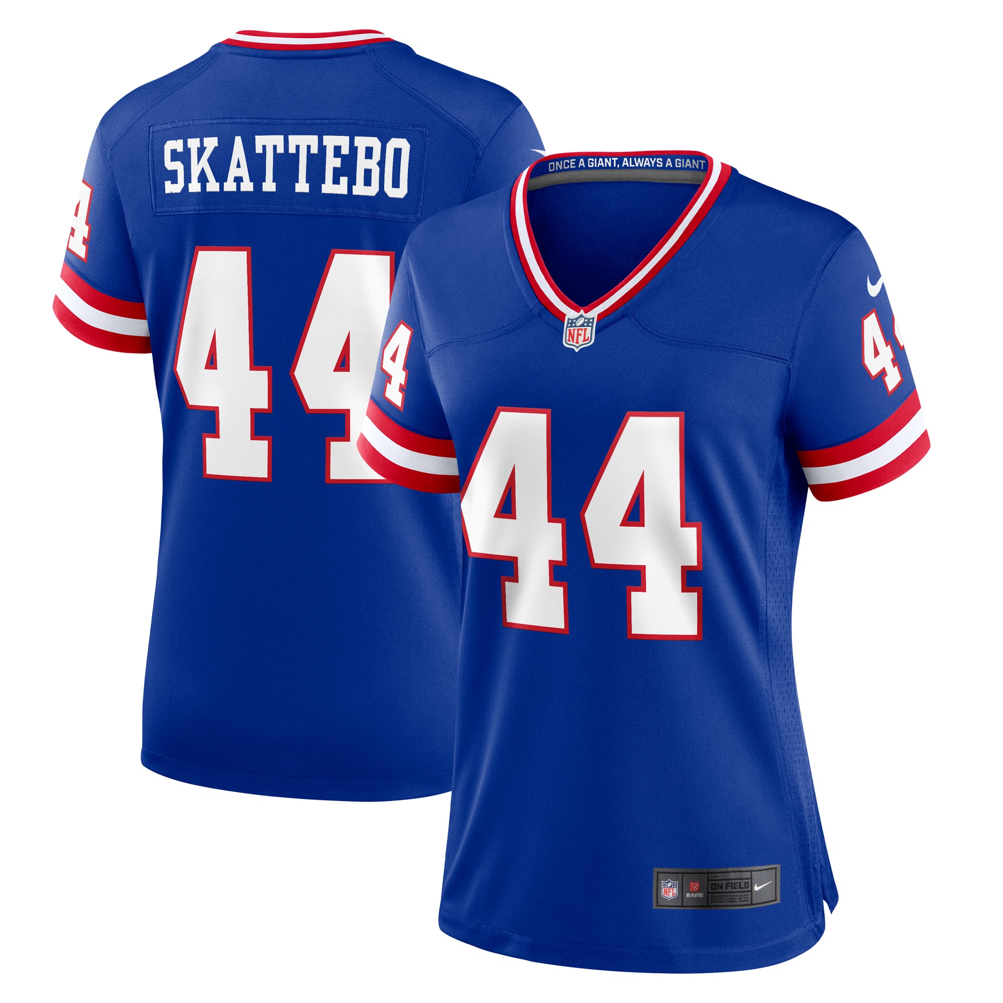 Cam Skattebo New York Giants Women's Alternate 2 Legacy Game Jersey - Royal - Image 2