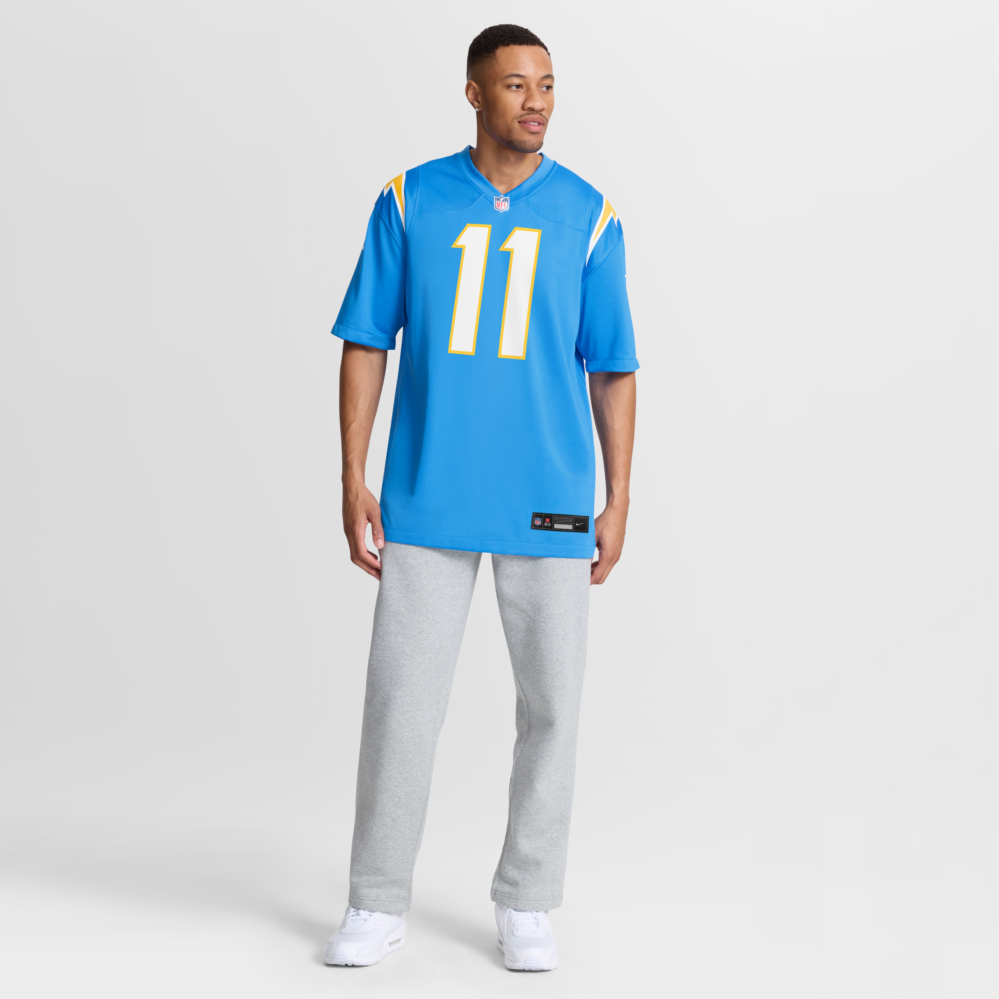 Cameron Dicker Los Angeles Chargers Alternate Game Jersey - Gold - Powder Blue - Image 8
