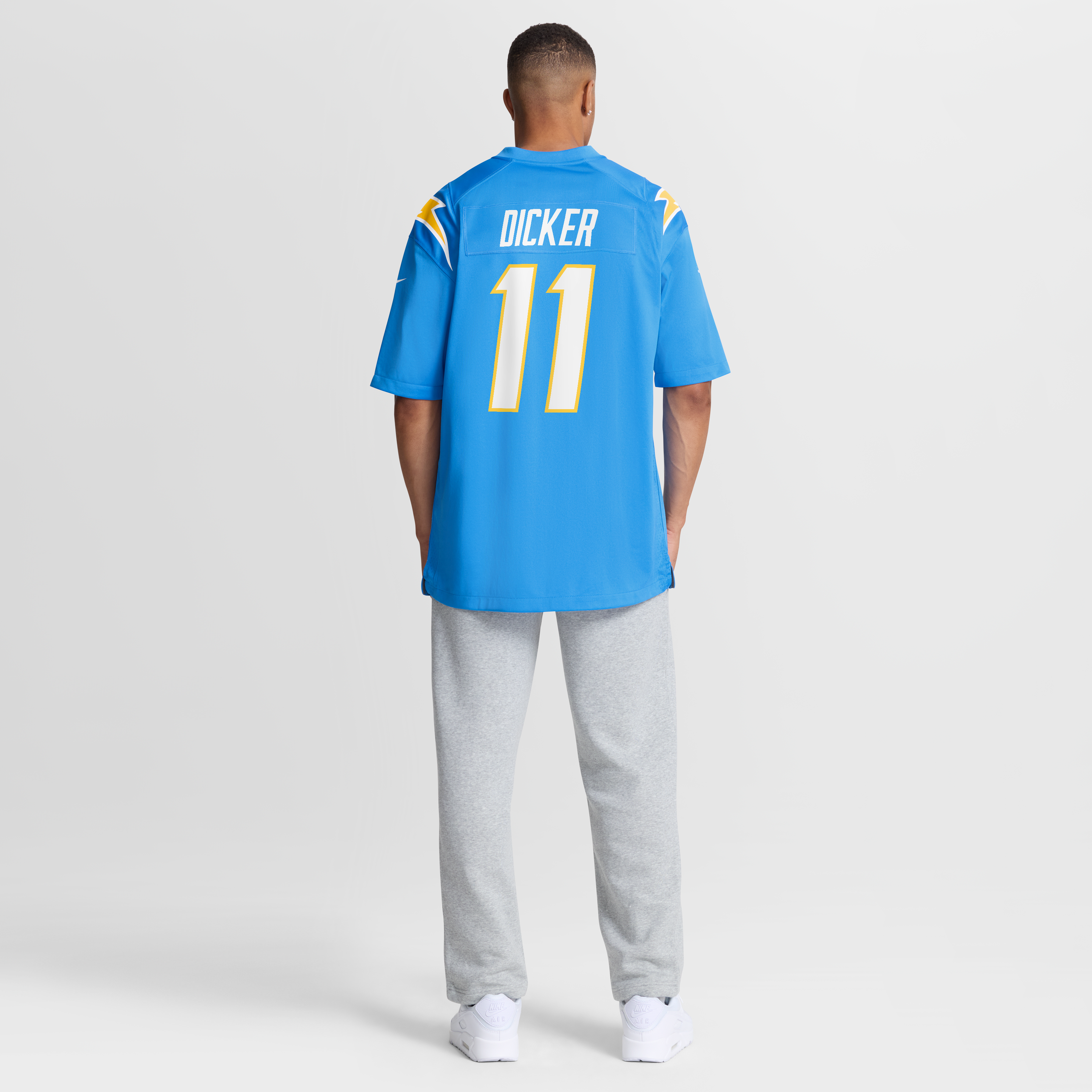 Cameron Dicker Los Angeles Chargers Game Jersey - Powder Blue - Image 9