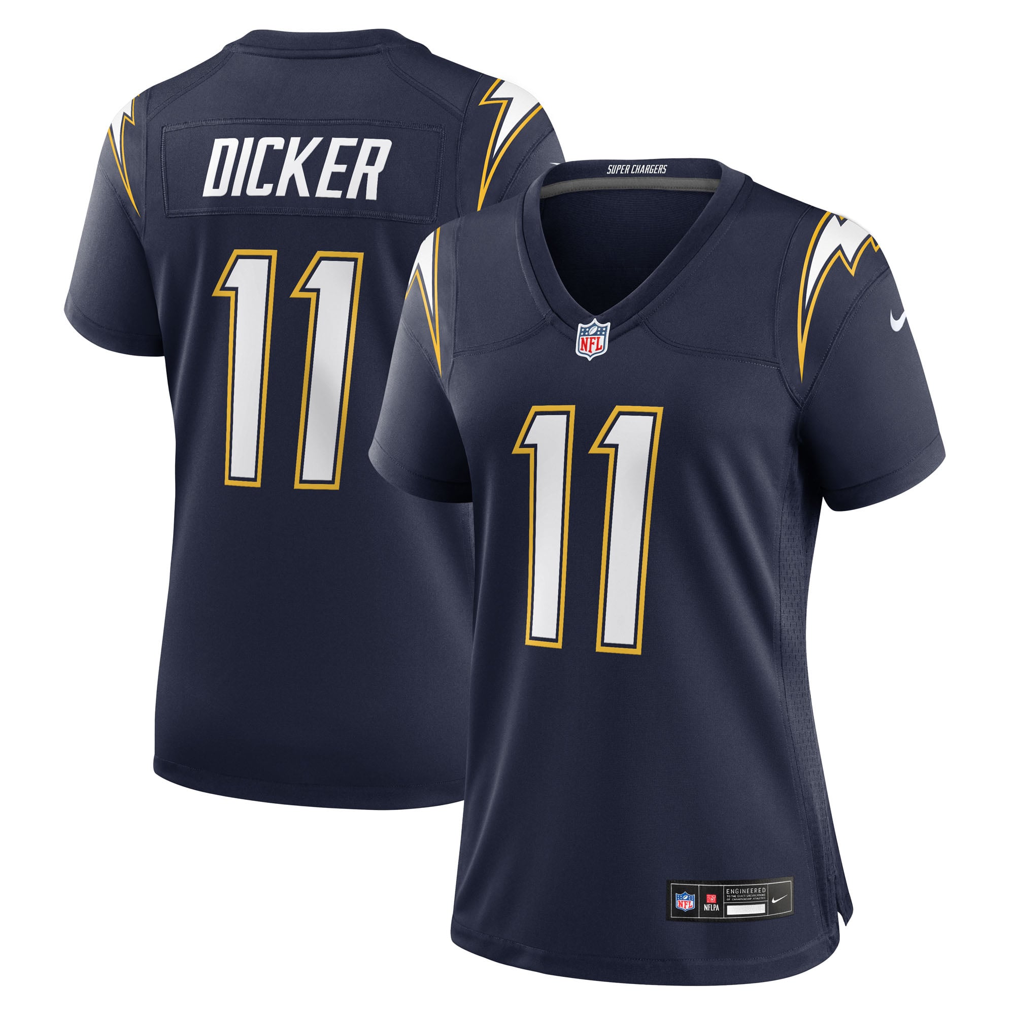 Cameron Dicker Los Angeles Chargers Women's Alternate Game Jersey - Navy - Navy