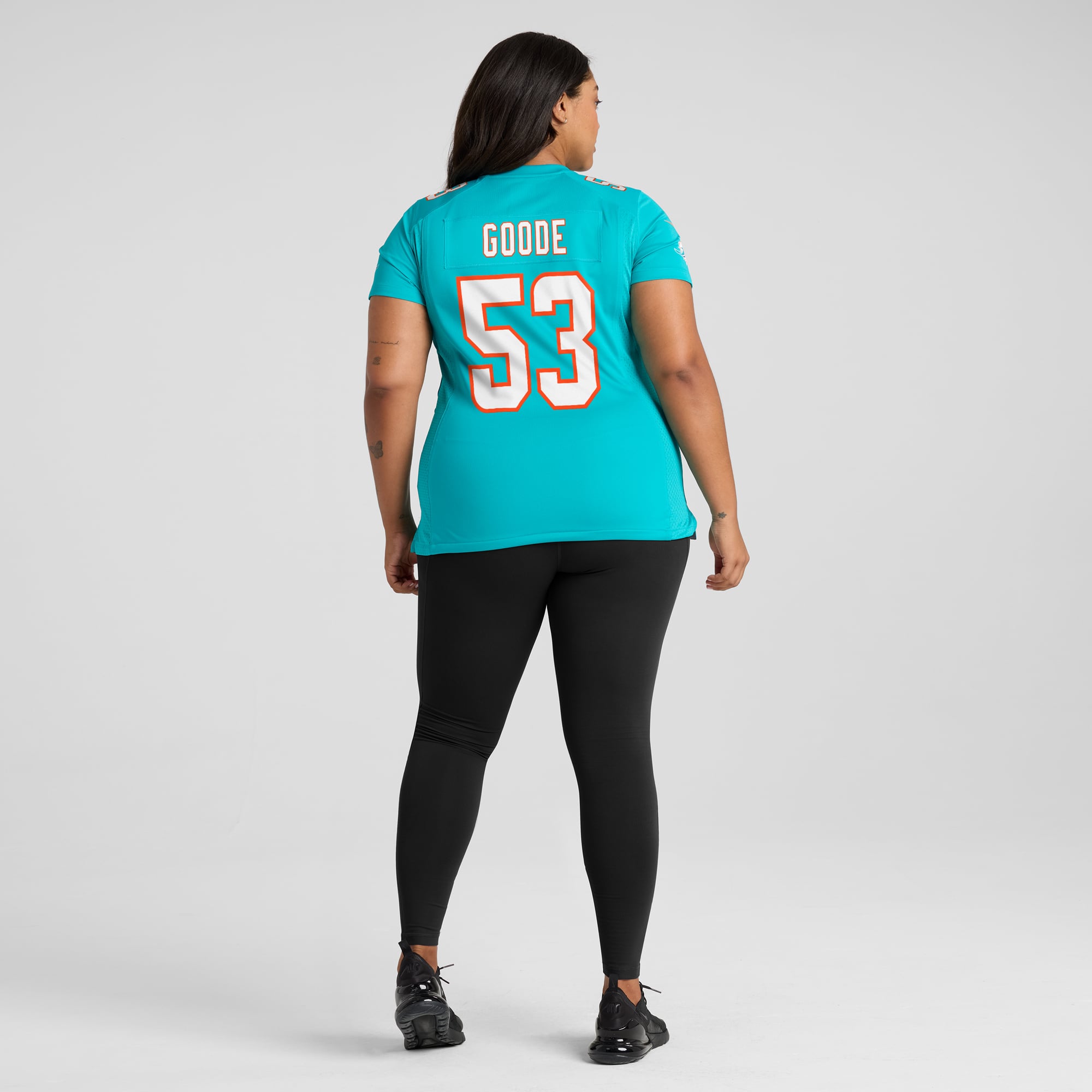 Cameron Goode Miami Dolphins Women's Game Player Jersey - Aqua - Image 8
