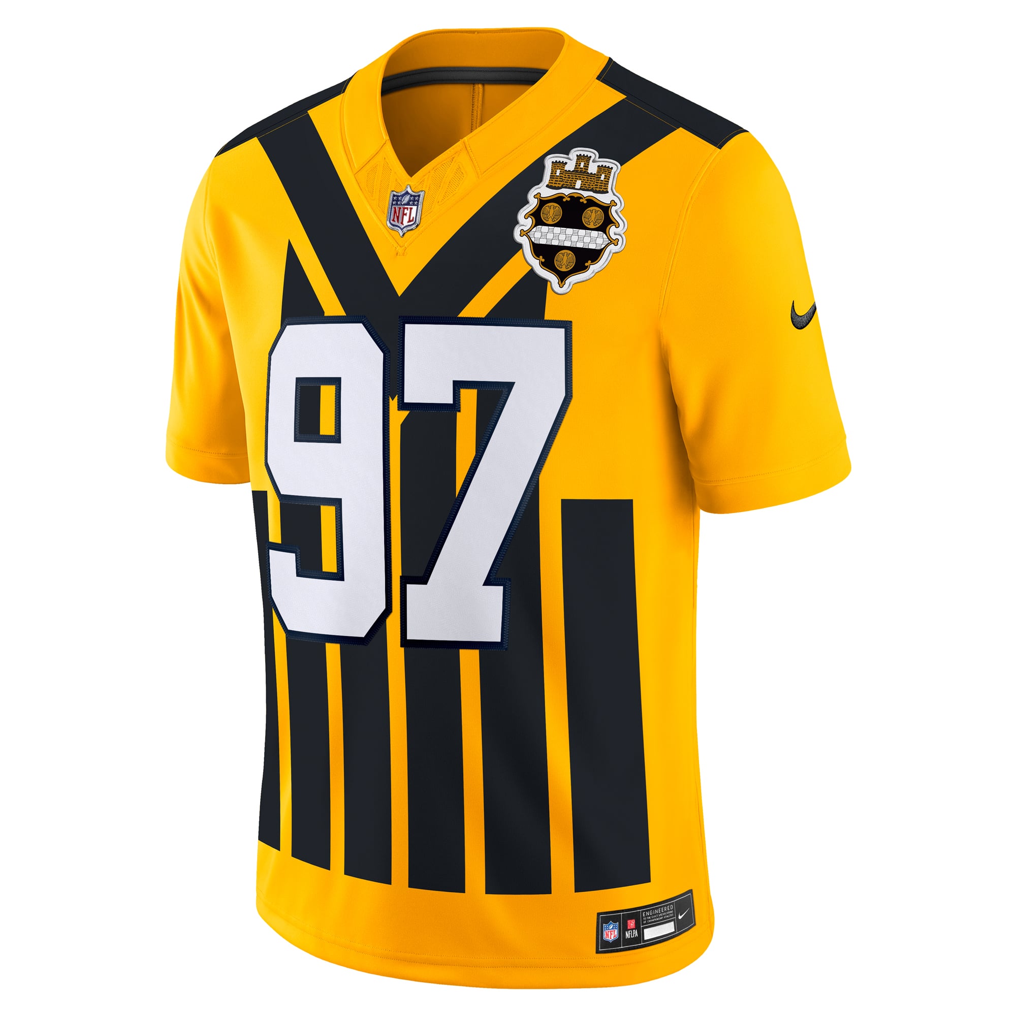 Cameron Heyward Pittsburgh Steelers Alternate Vapor F.U.S.E. Limited Jersey - Gold - Image 3