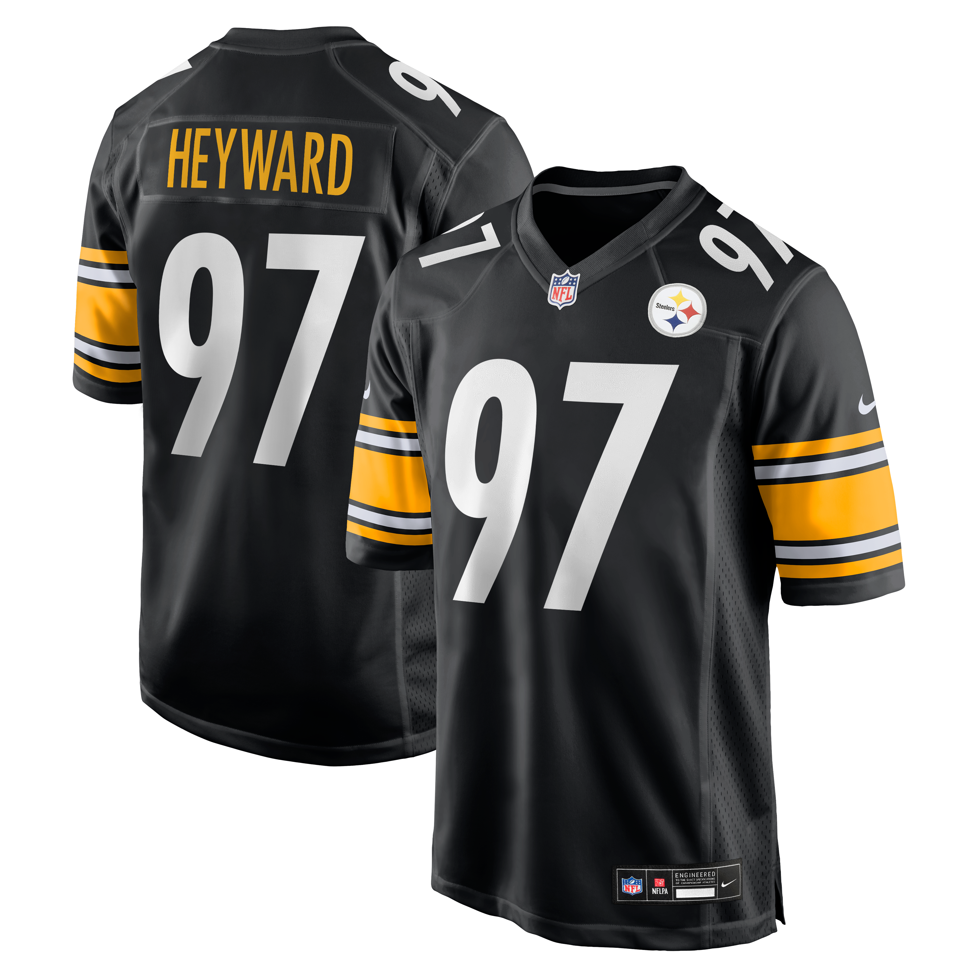 Cameron Heyward Pittsburgh Steelers Game Jersey - Black - Image 2