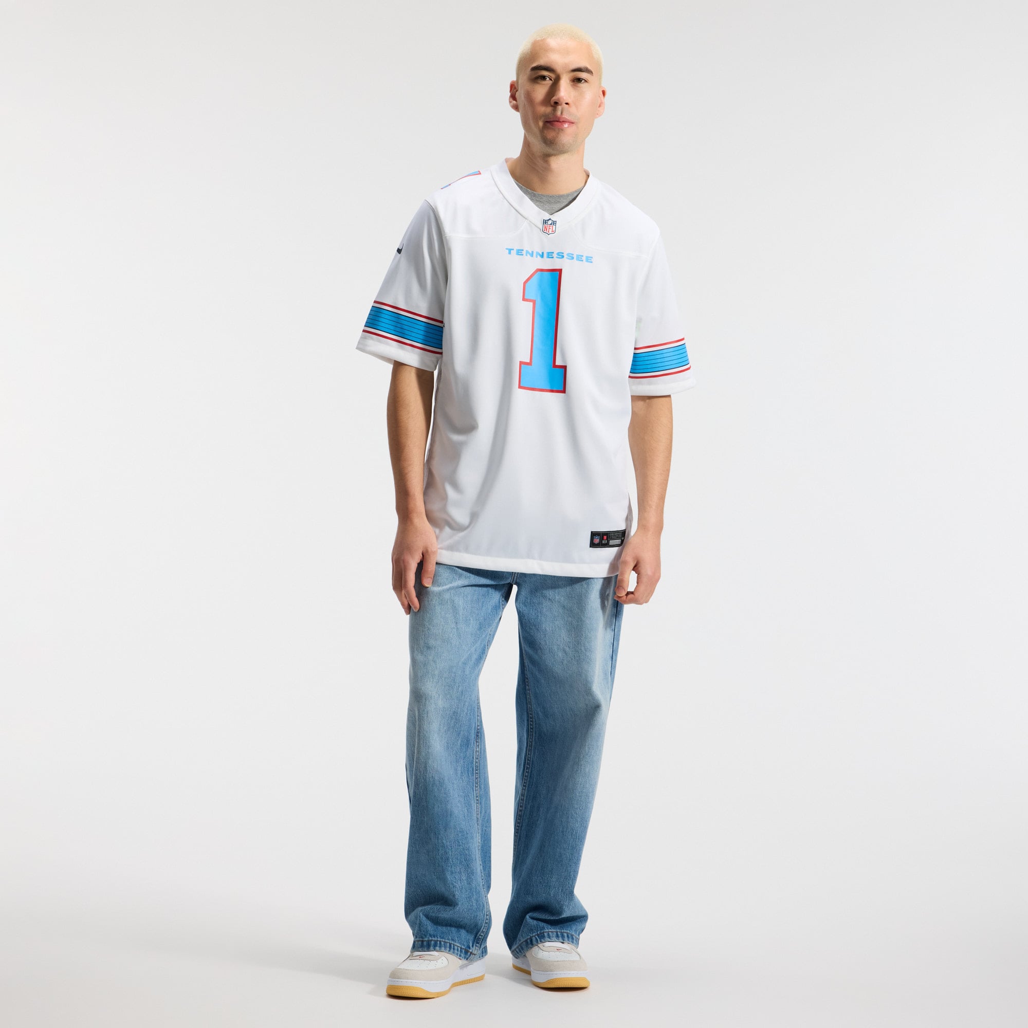 Cameron Ward Tennessee Titans Game Jersey - White - Image 6