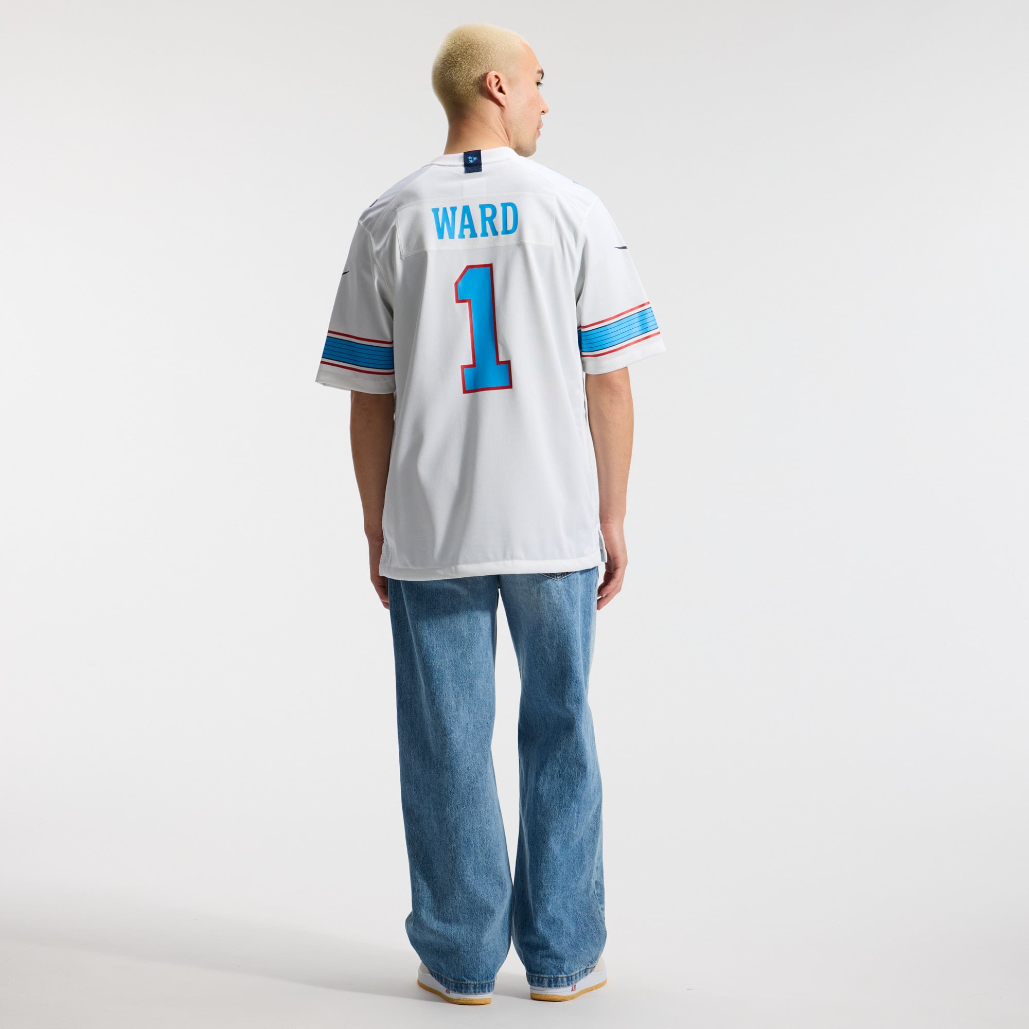 Cameron Ward Tennessee Titans Game Jersey - White - Image 7