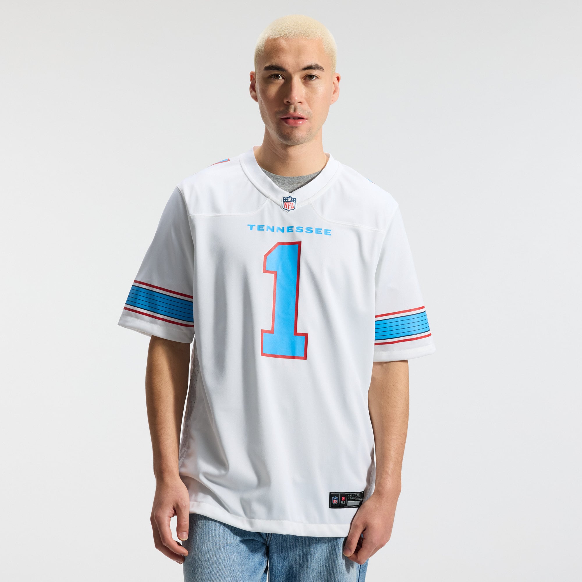 Cameron Ward Tennessee Titans Game Jersey - White - Image 4