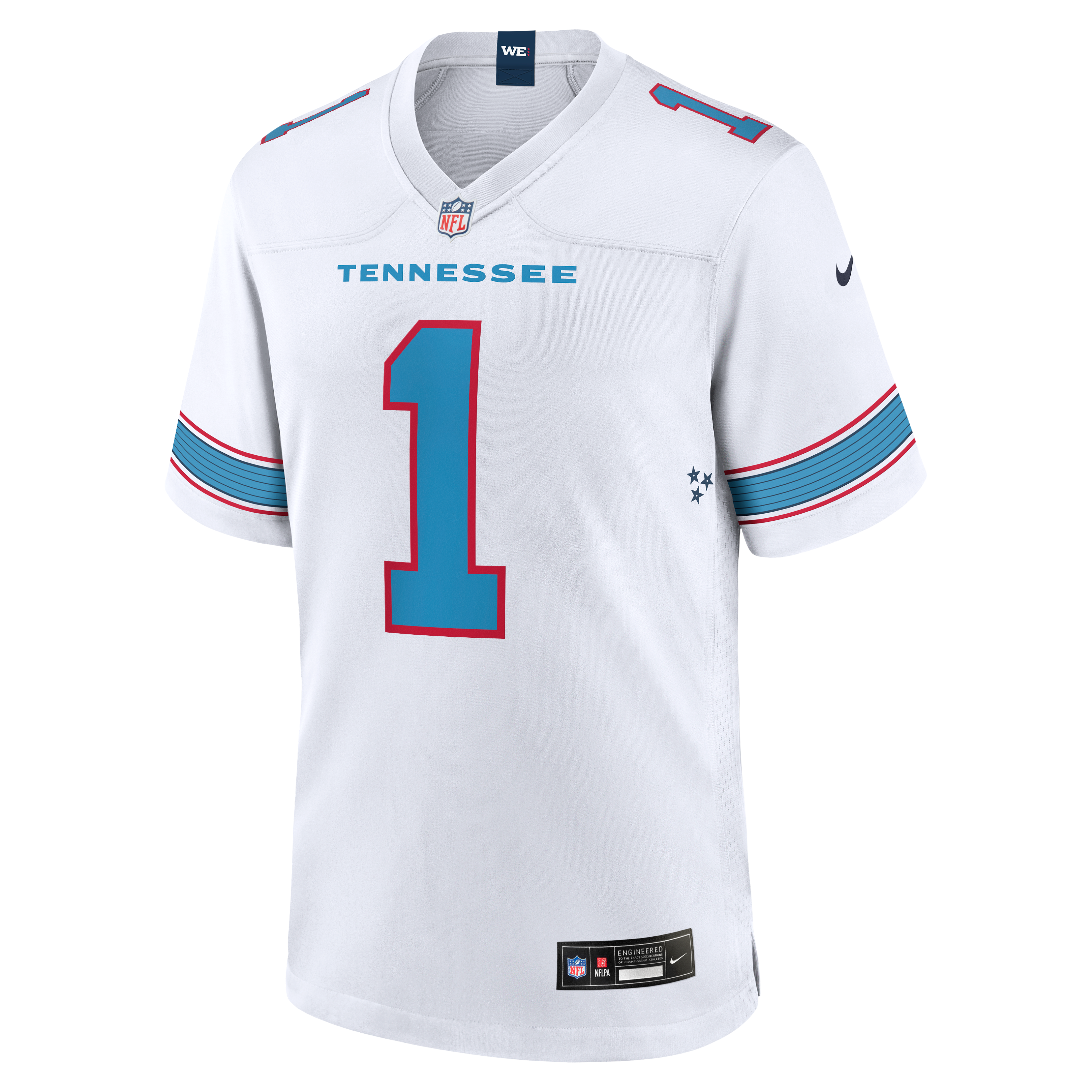 Cameron Ward Tennessee Titans Game Jersey - White - Image 8