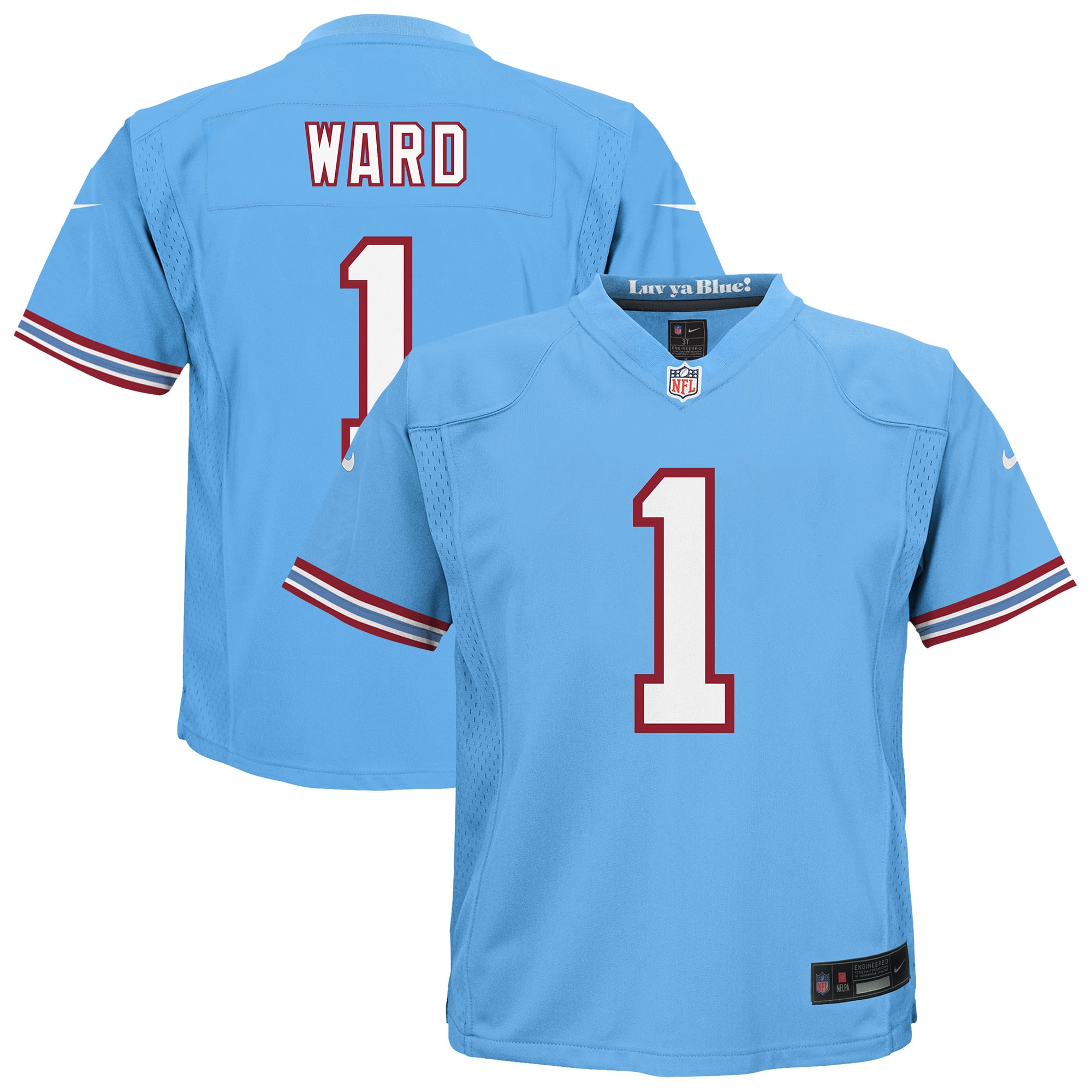 Cameron Ward Tennessee Titans Infant Alternate Player Game Jersey - Light Blue