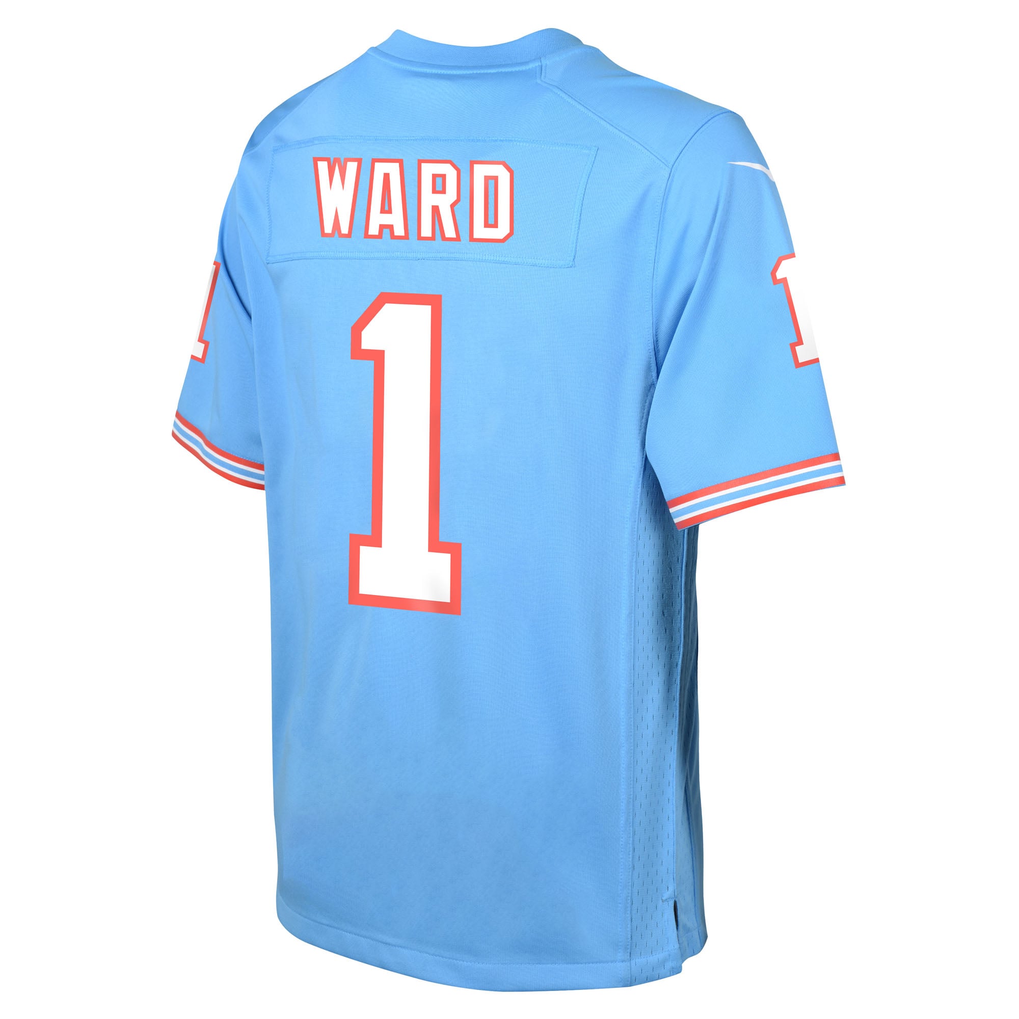 Cameron Ward Tennessee Titans Youth Alternate Game Jersey - Light Blue - Image 4