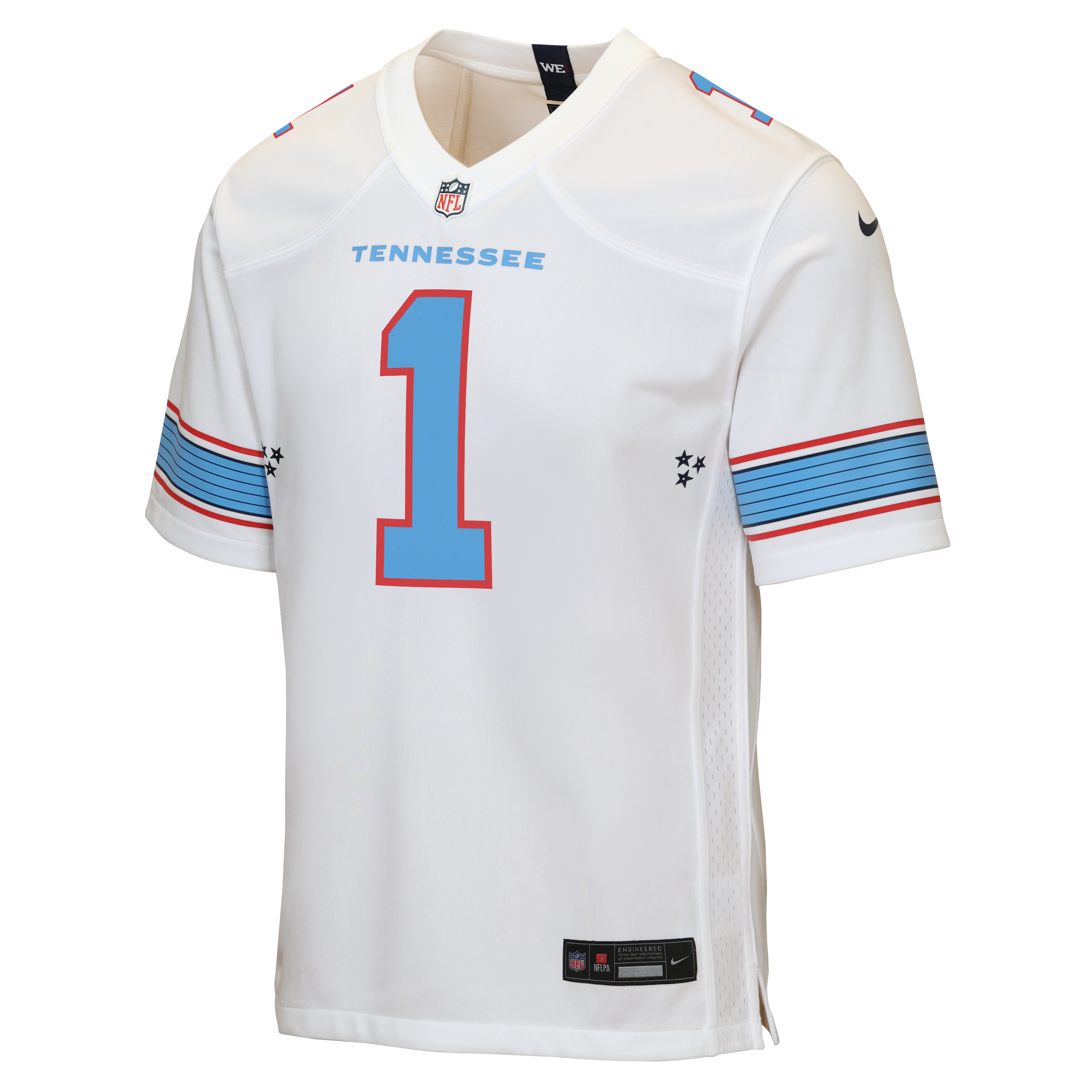 Cameron Ward Tennessee Titans Youth Game Jersey - White - Image 3